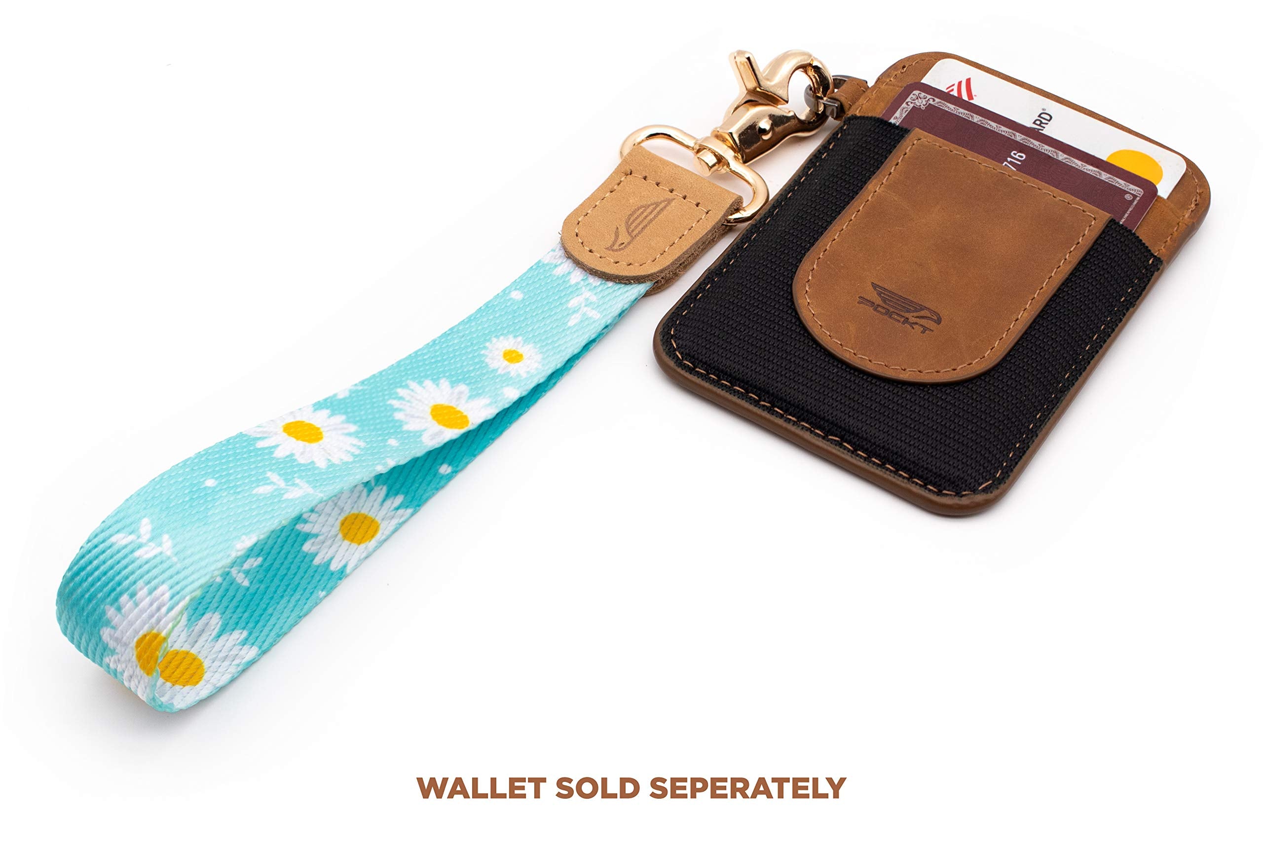 Pockt Lanyard For Keys Wristlet Strap Key Chain Holder For Men And Women - Cool Hand Wrist Lanyards For Keys And Wallets  Daisy