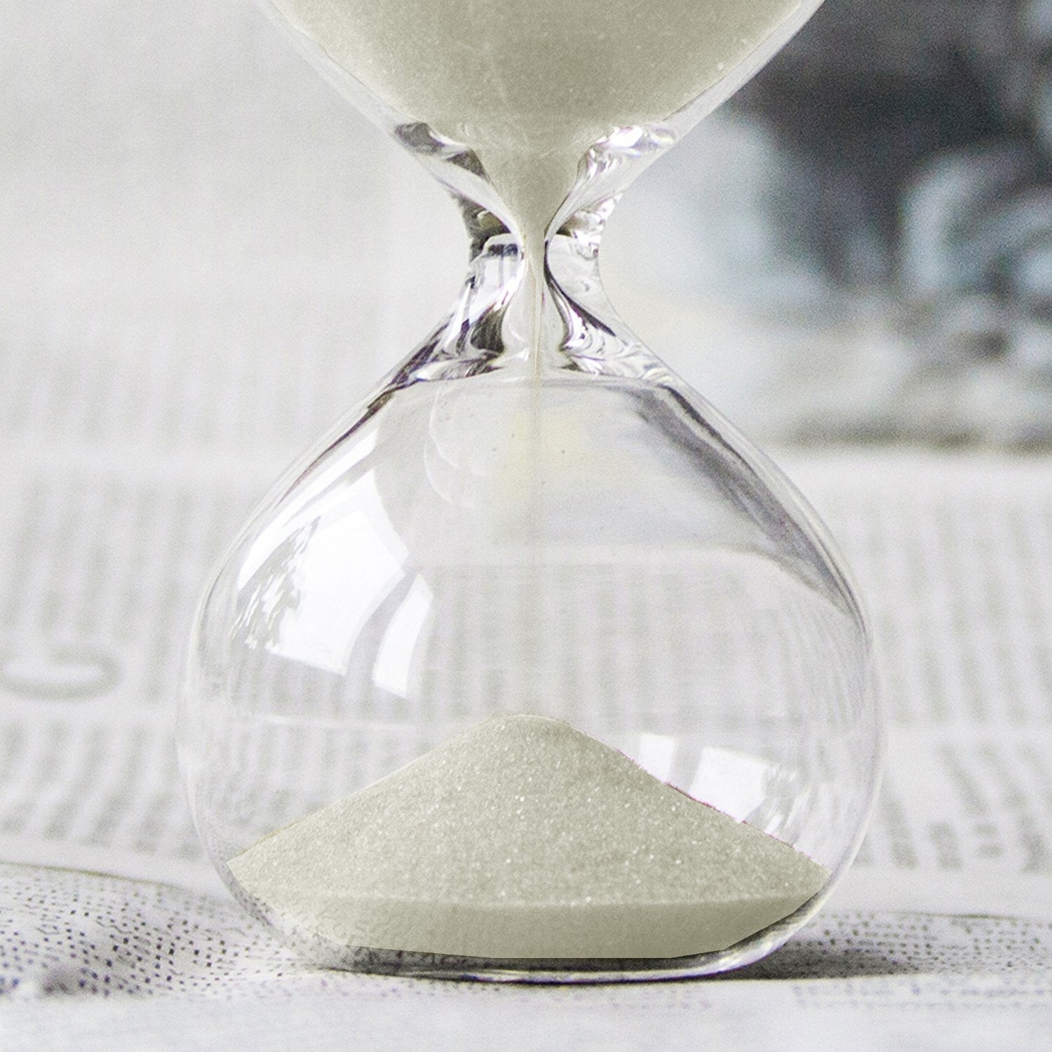 Swisselite Puff Sand Timer, Hourglass Sand Timers, Inspired Glass For Home, Desk, Office Decor