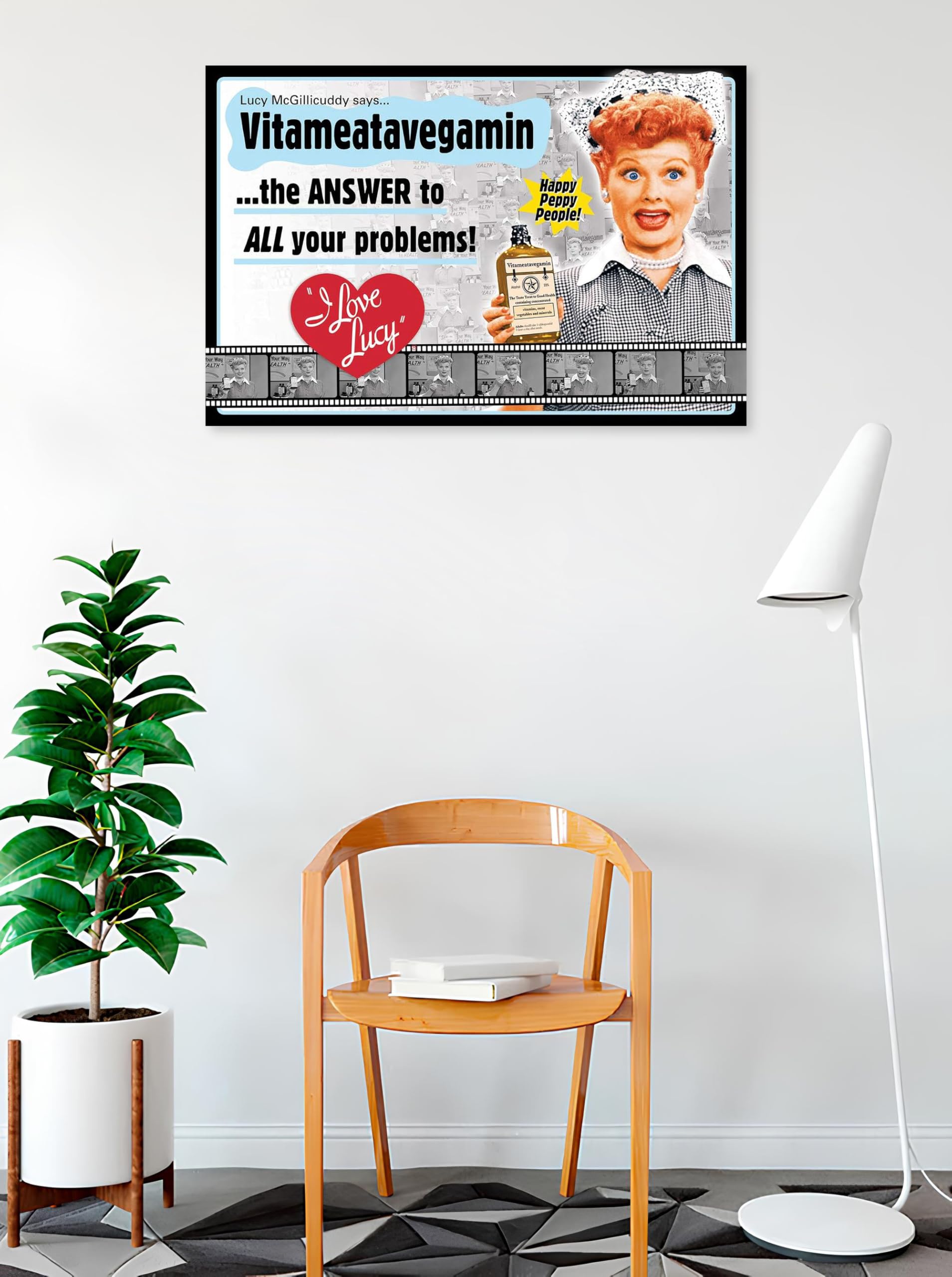 Buyartforless The I Love Lucy Show - Vitameatavegamin 36x24 Classic TV Art Print Poster