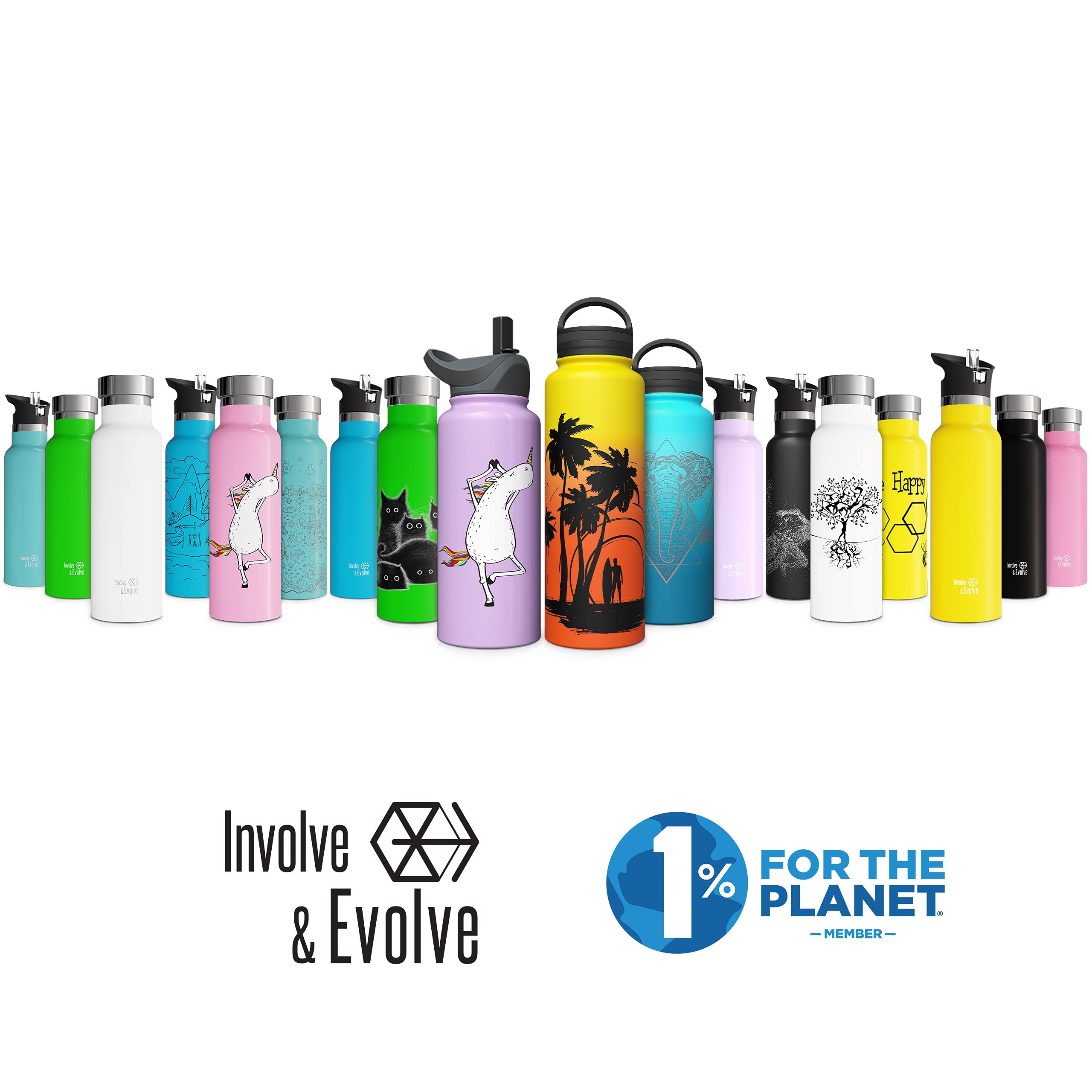 Kids Water Bottle Easy-Sip Straw Lid Leak-Proof Insulated Stainless Steel Thermos Perfect For School & Pickleball 3 Lids Bpa-Fre