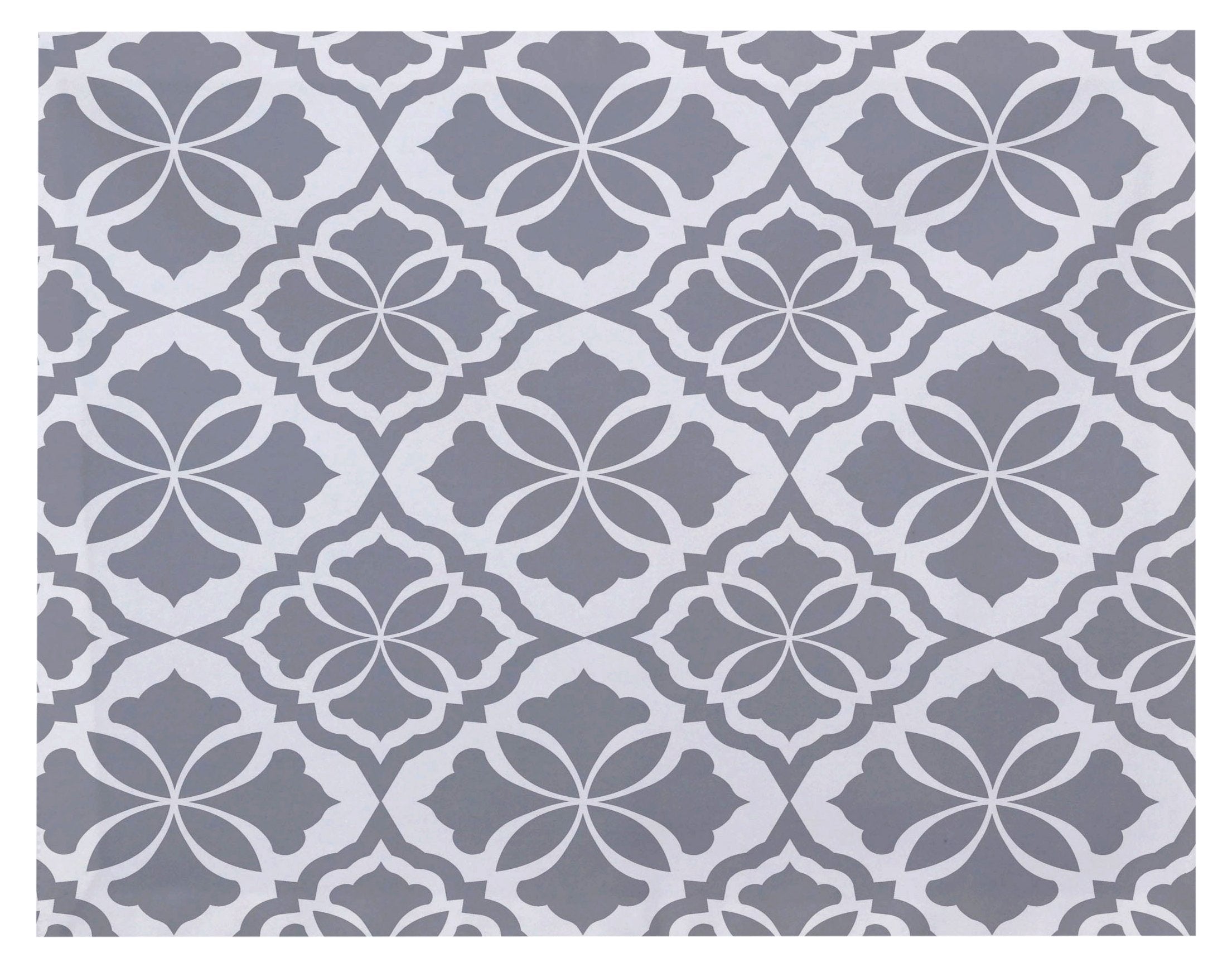 E By Design Pt4G798Gy1 Ceylon, Geometric Print Placemat, 18X14, Gray