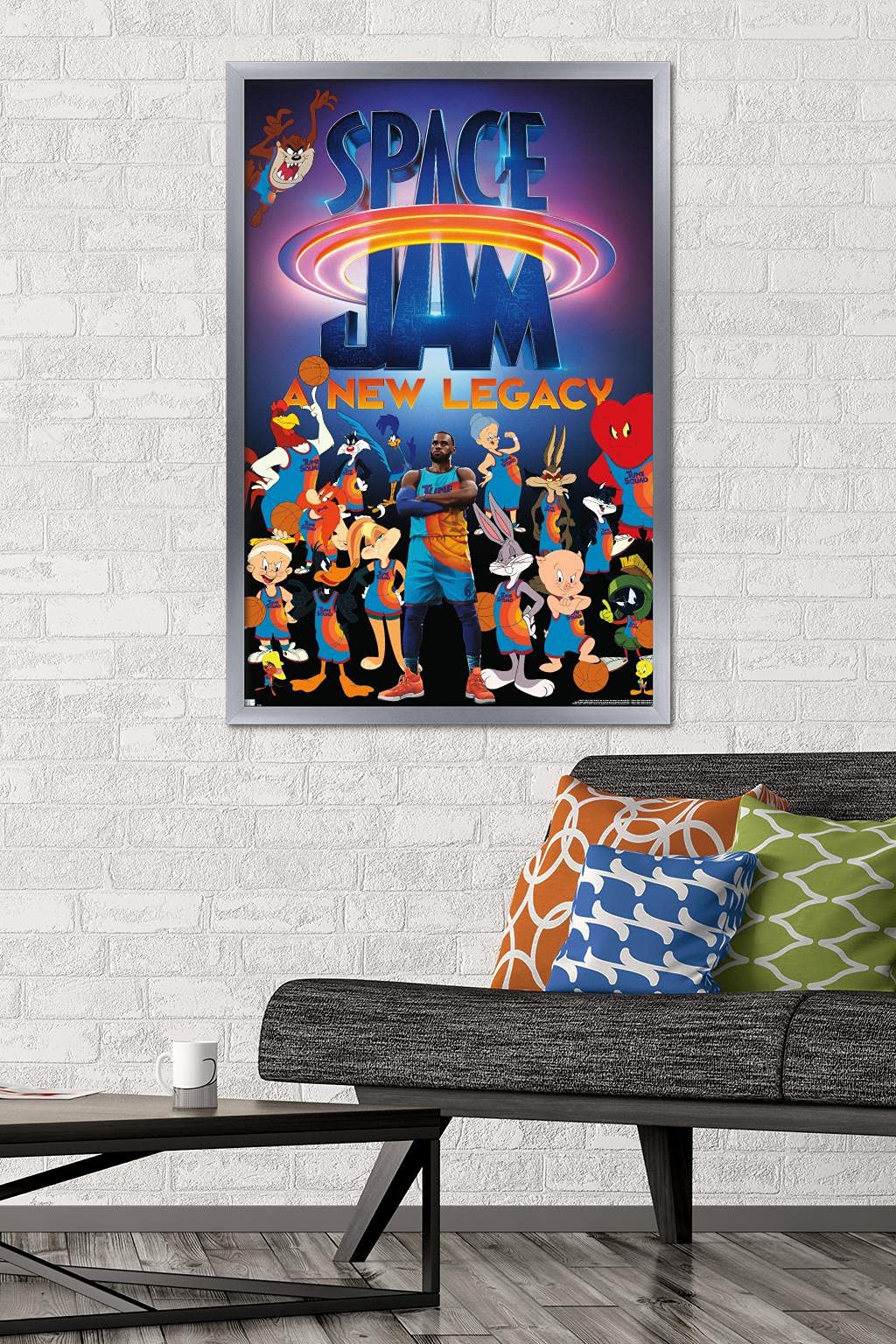 Trends International Space Jam: A New Legacy - Team Wall Poster, 22.375'' X 34'', Silver Framed Version