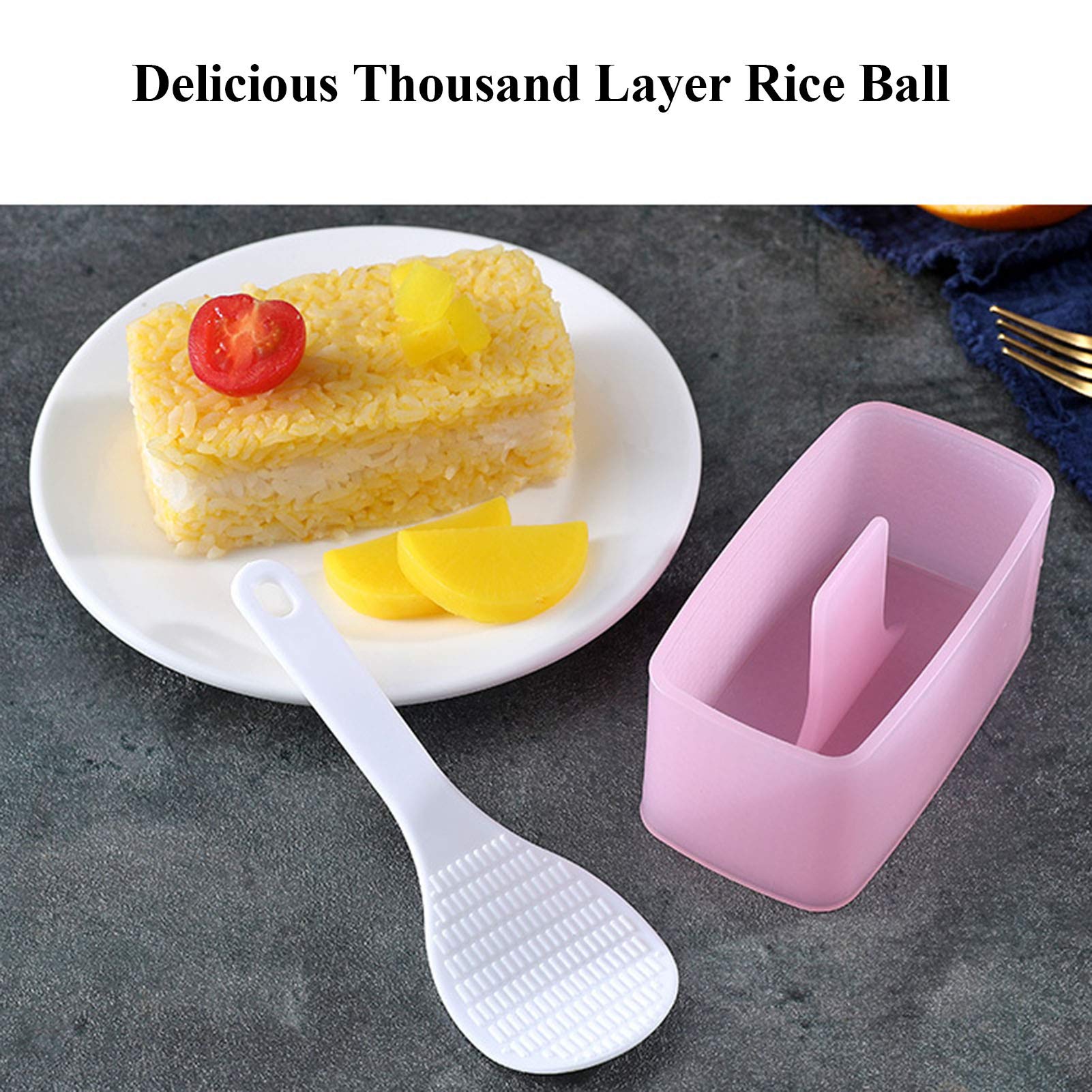 Onigiri Mold, 3 Kits Bento Tools, Triangle Rice Ball Mold(S + L), Musubi Mold, Musubi Maker Press Kit, Boiled Egg Engraving Tool