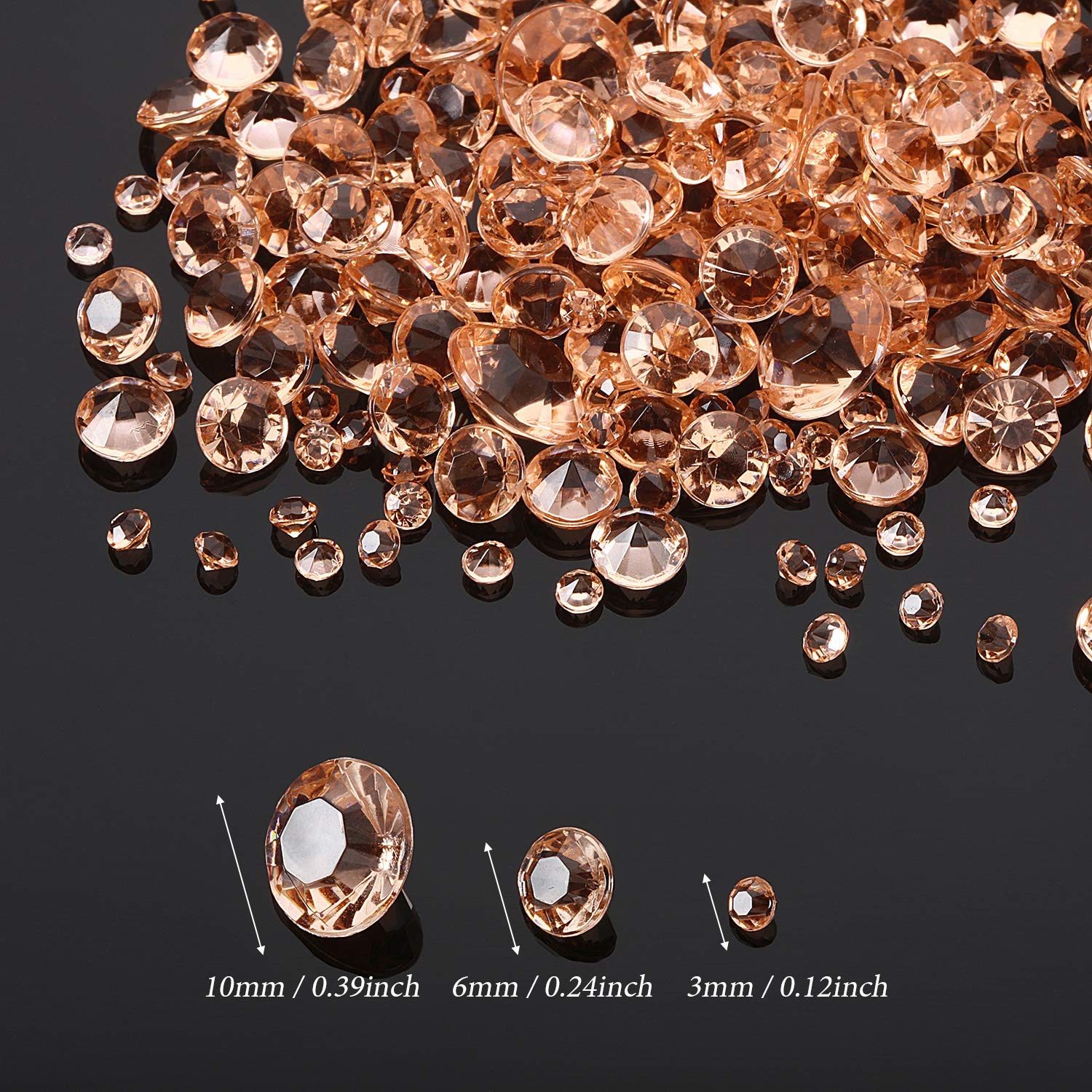10000 Clear Wedding Table Scatter Crystals Acrylic Diamonds Rhinestones for Table Centerpiece Decorations Bridal Shower Decorati