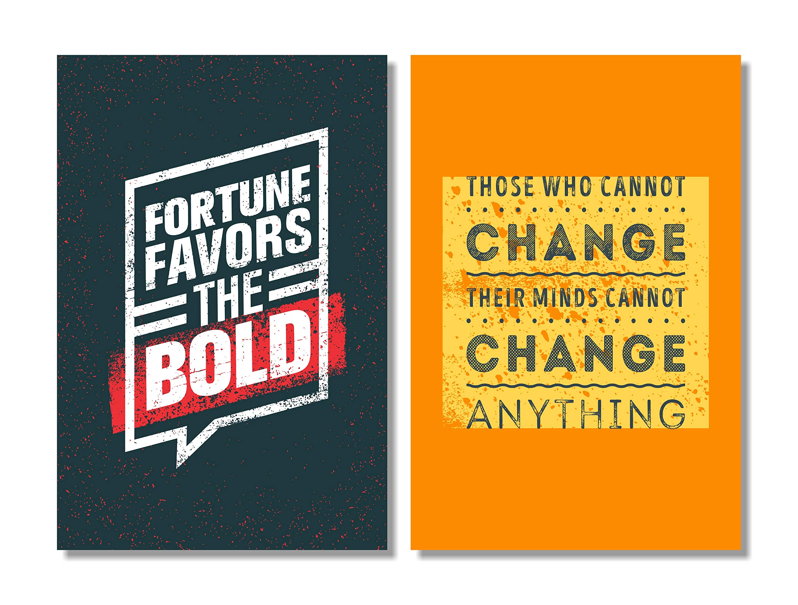 Printelligent Paper Motivational Quotes Posters, Multicolour, 12X18