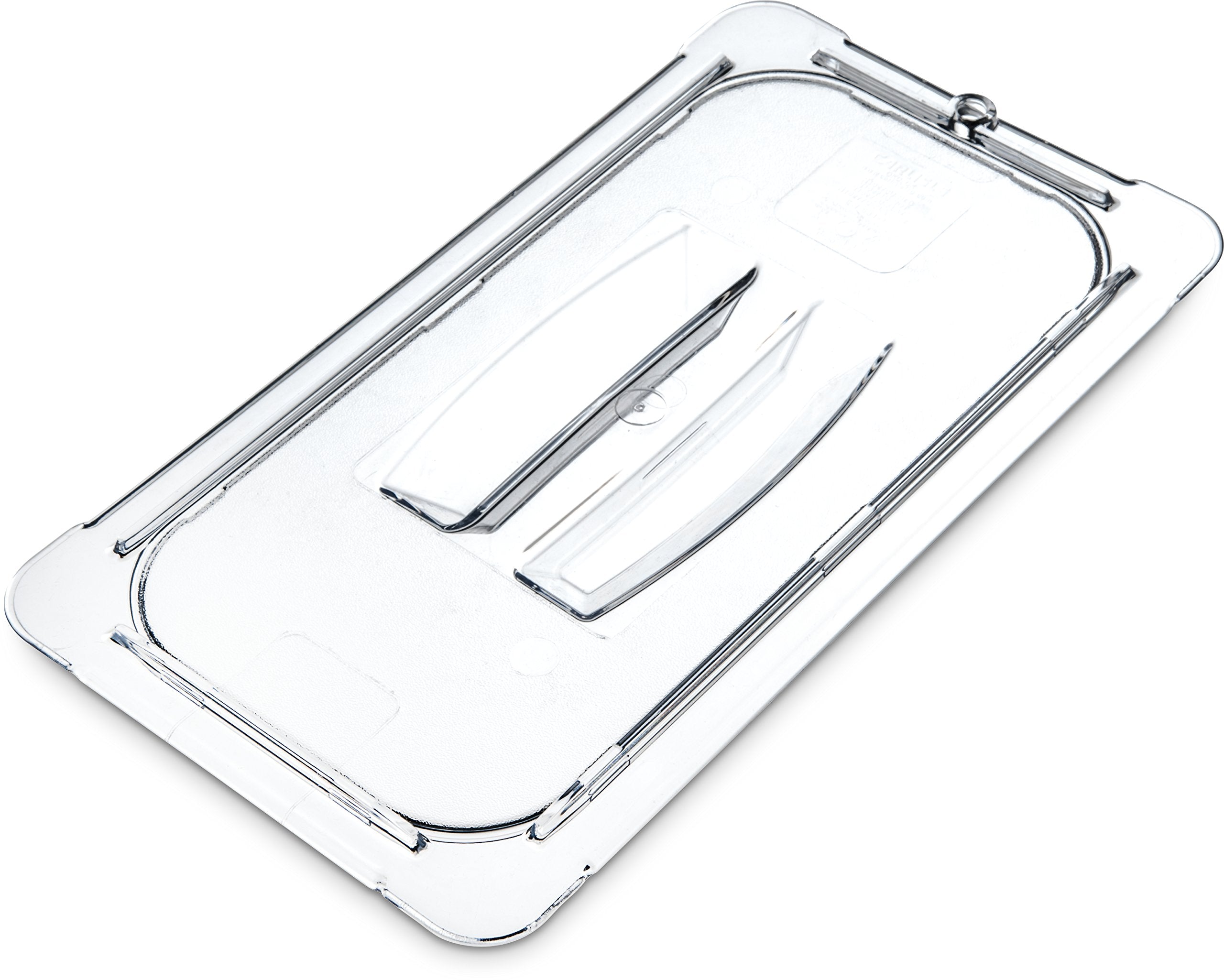 Carlisle Foodservice Products Cfs 10270U07 Storplus Third Size Polycarbonate Universal Handled Food Pan Lid, Clear (Pack Of 6)