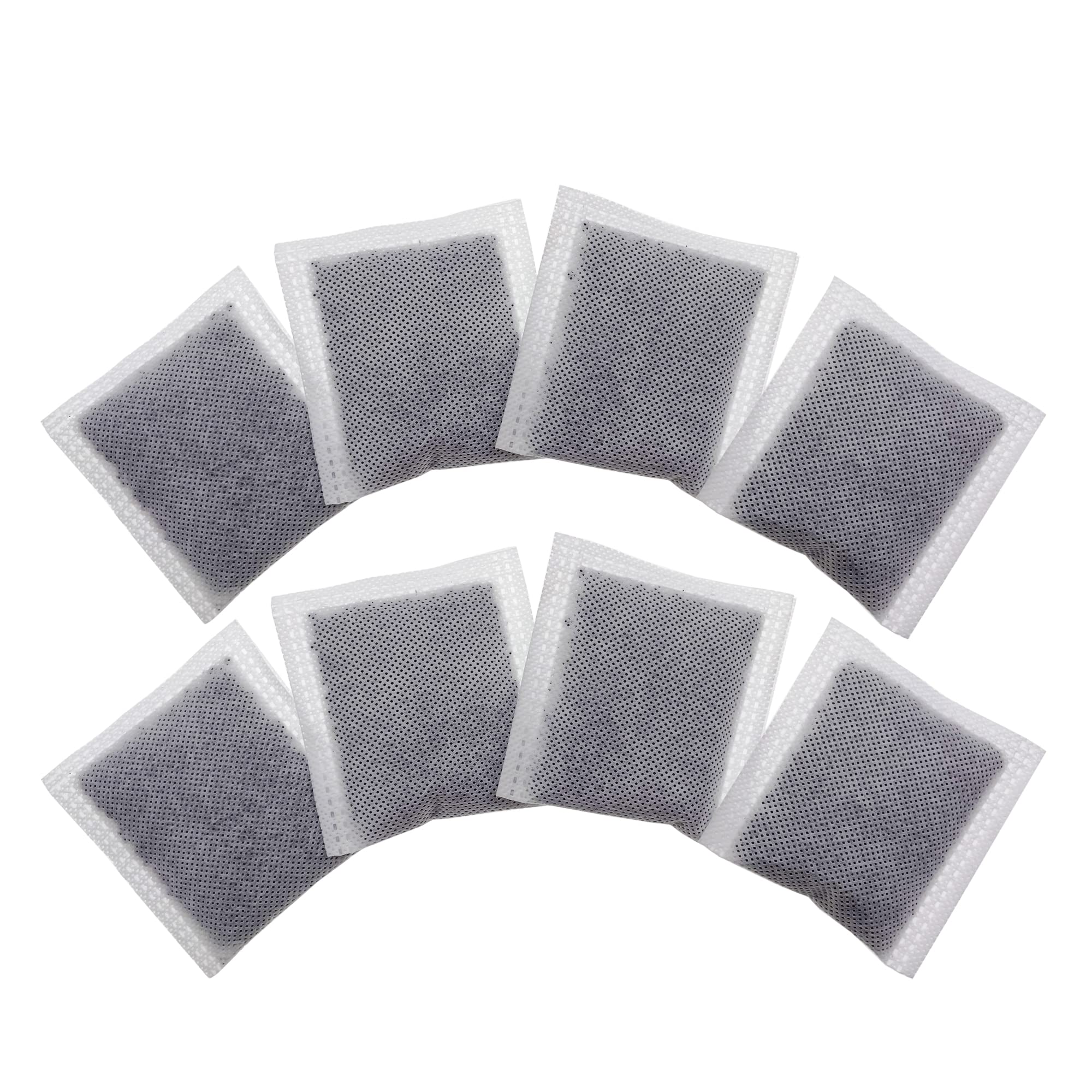 8 Pack Compact Activated Charcoal Odor Absorbing Filter Refill Deodorizer Compatible With Itouchless Smaller Trash Cans Under 8