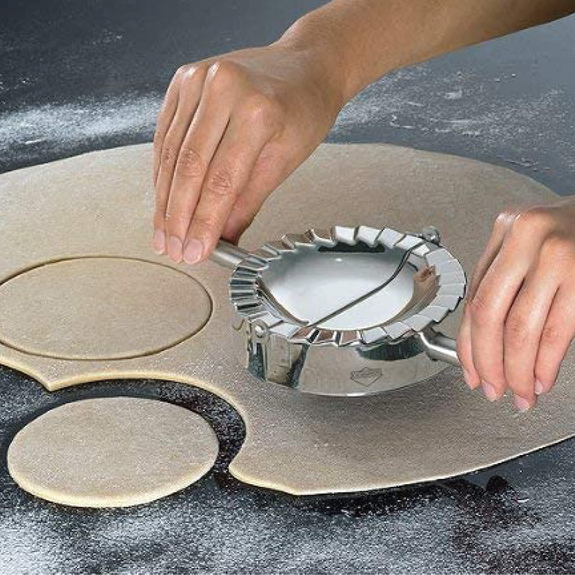 Kchenprofi Ravioli, Pierogi, And Dumpling Maker, 18/8 Stainless Steel Pasta And Pastry Press, Perfect For Molding And Sealing Fr