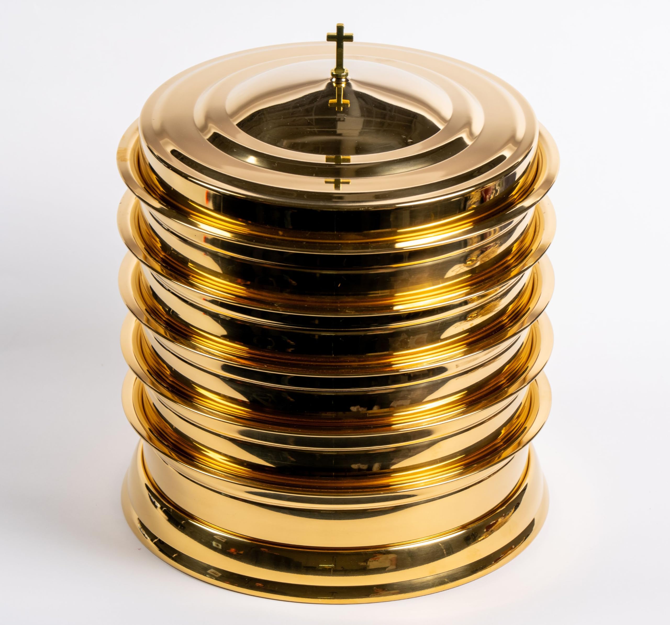 Broadman Church Supplies Remembranceware Communion Tray Cover, Brass