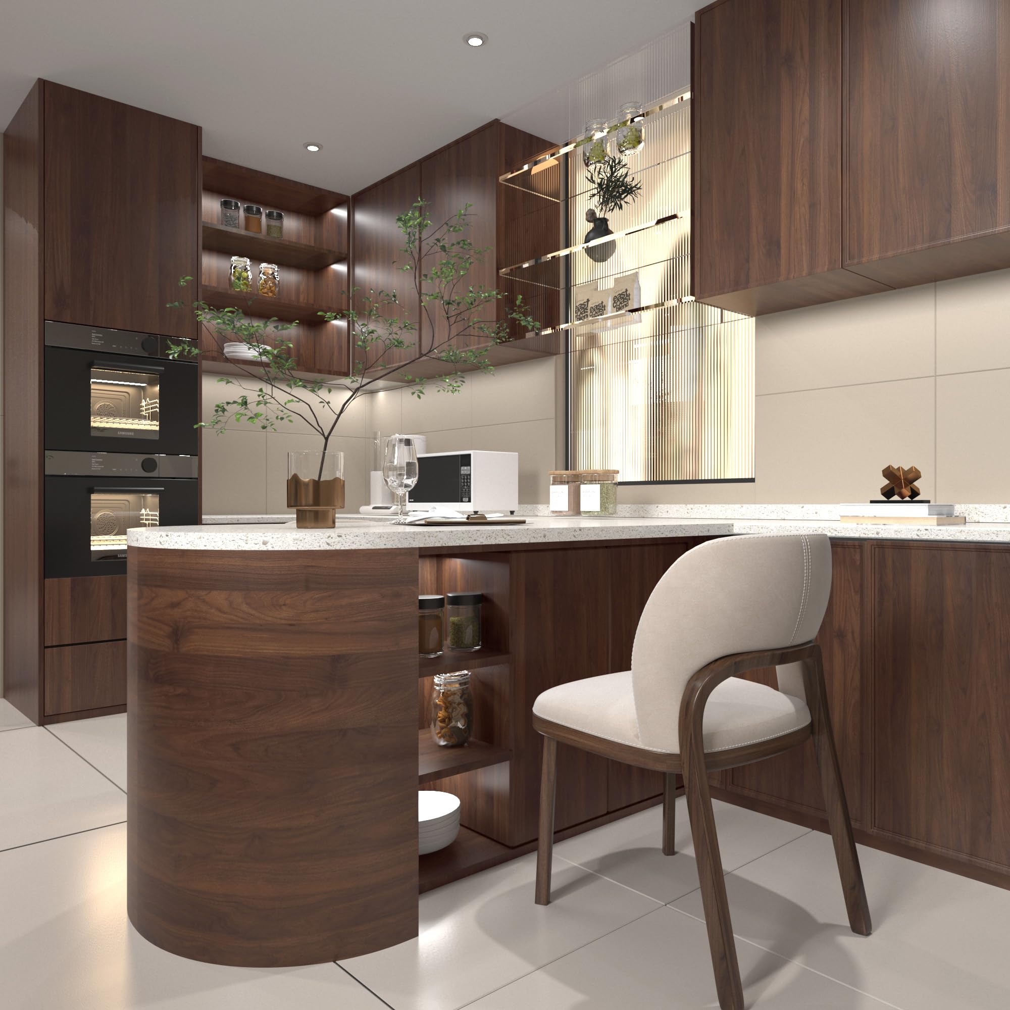 BOMENG Walnut Wood Contact Paper Roll Thick Brown Textured Wood Grain Peel and Stick Wallpaper Self Adhesive Vinyl Film Removabl