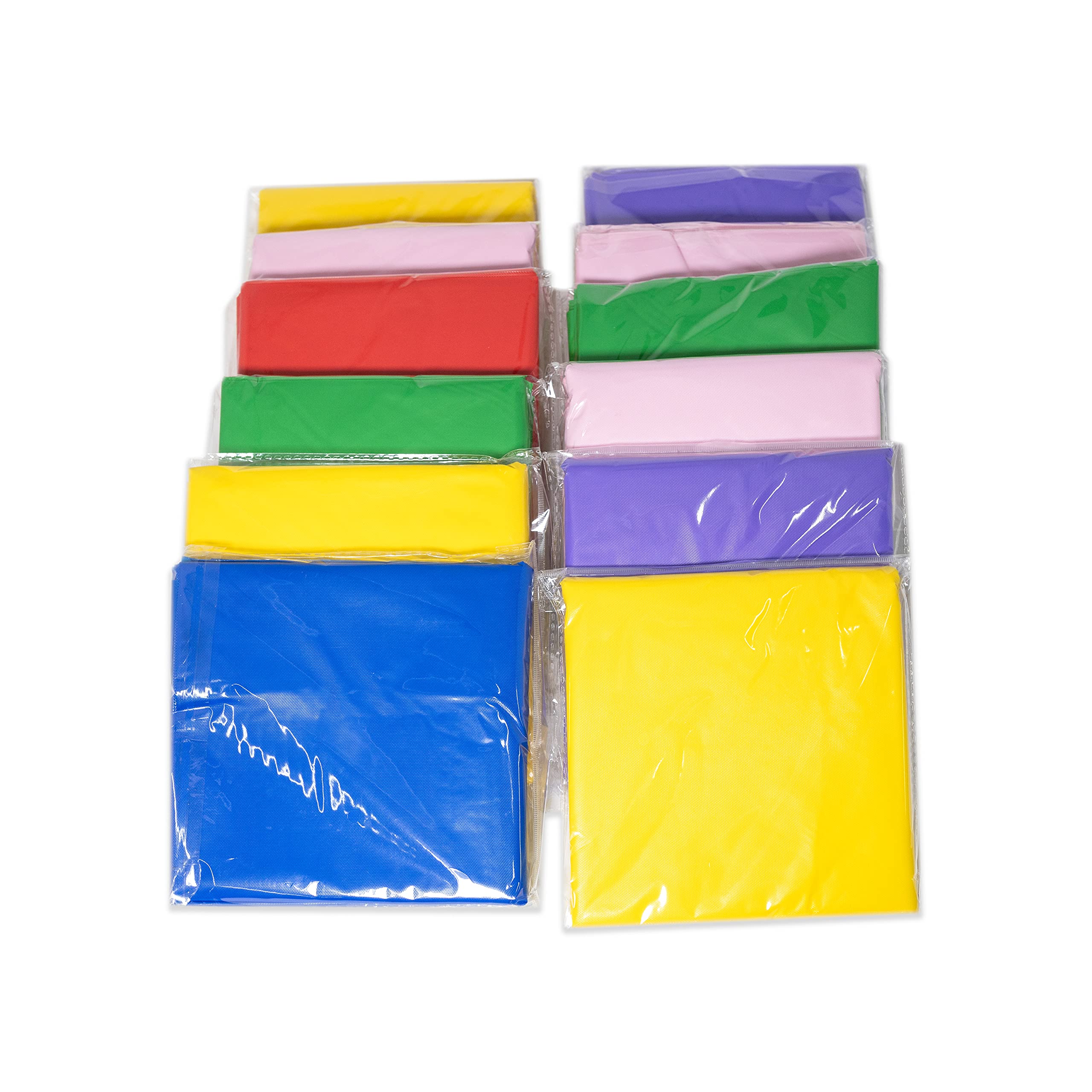 EDI Disposable Tablecloth 12 Packs (Assorted Colors  Round)