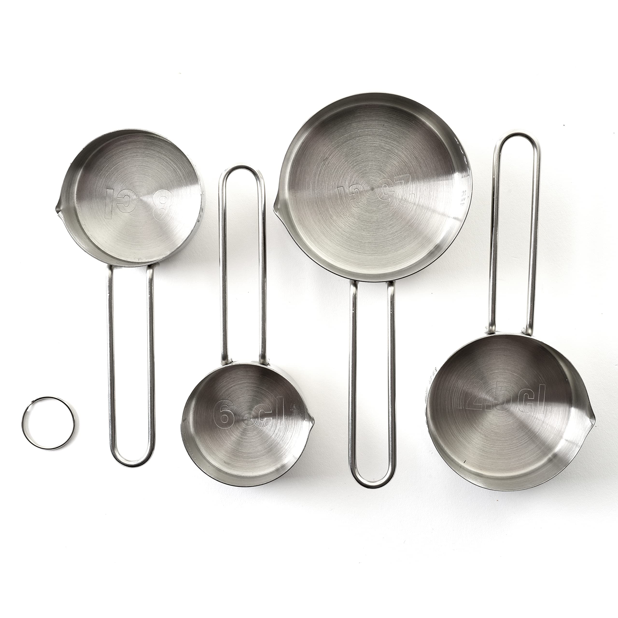 Norpro, Silver 4-Piece Stainless Steel Measuring Cup Set
