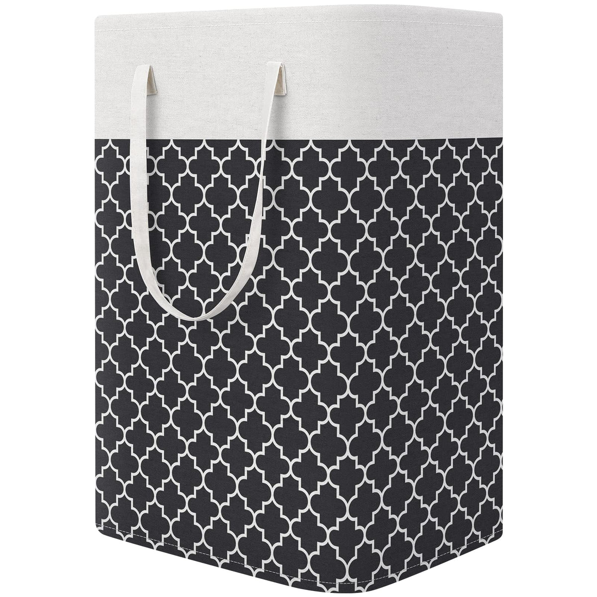 Storageright Freestanding Laundry Basket Large Collapsible Laundry Hamper With Easy Carry Handles, For Laundry, Bedroom, Dorm, C