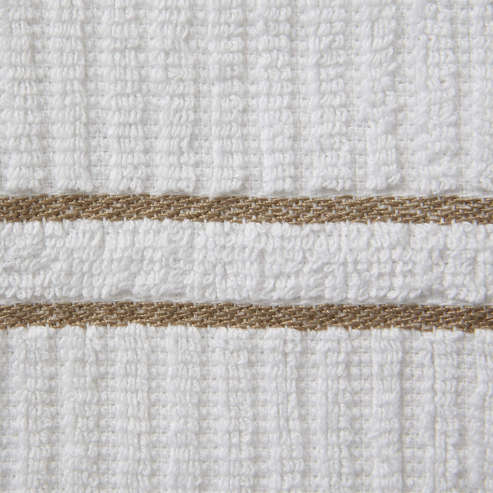 J&M Mocha Ribbed Terry Dishtowel (Set of 6)