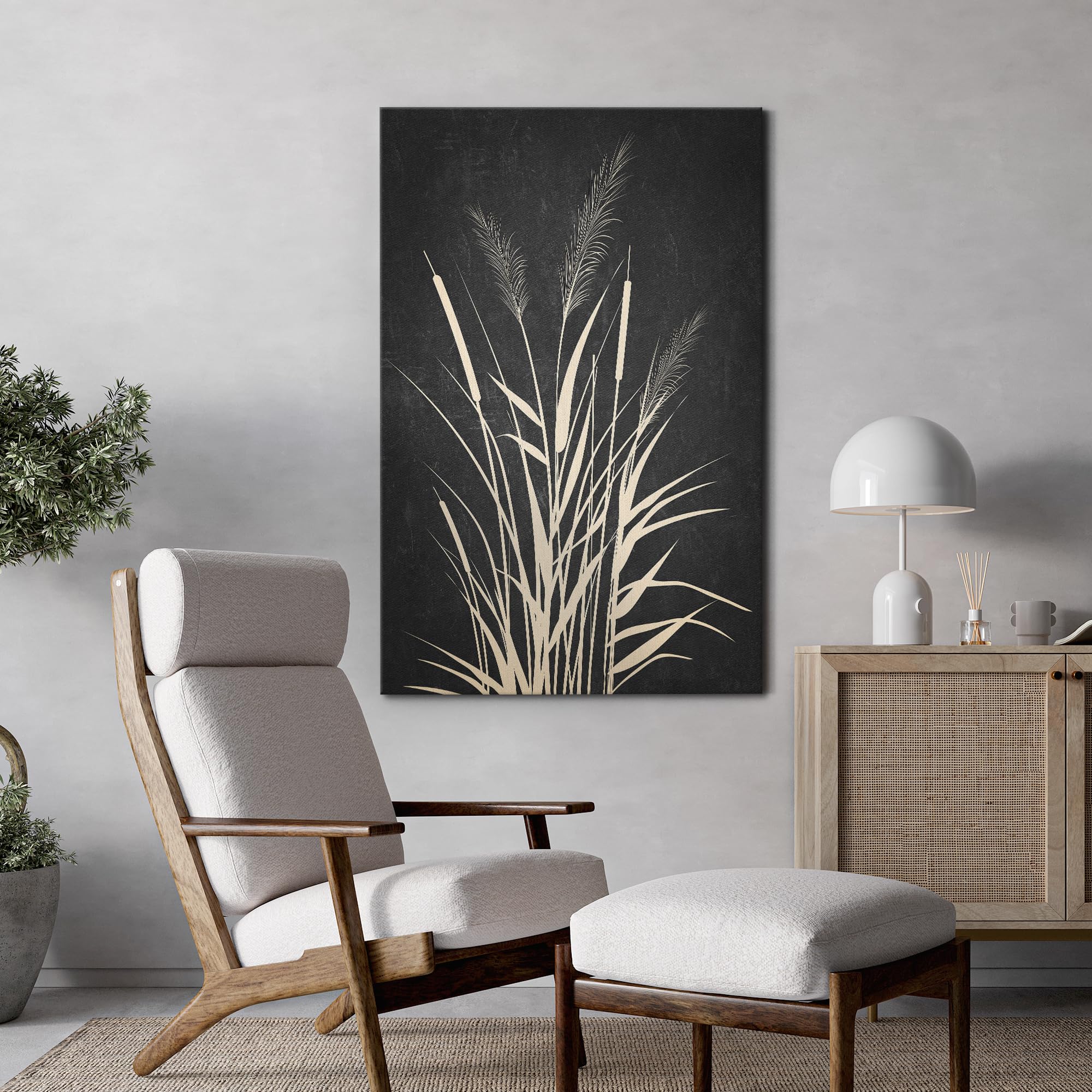Wall26 Canvas Print Wall Art Lone Sheep In Vast Grassland Animals Photography Realism Rustic Scenic Landscape Wilderness Zen Col