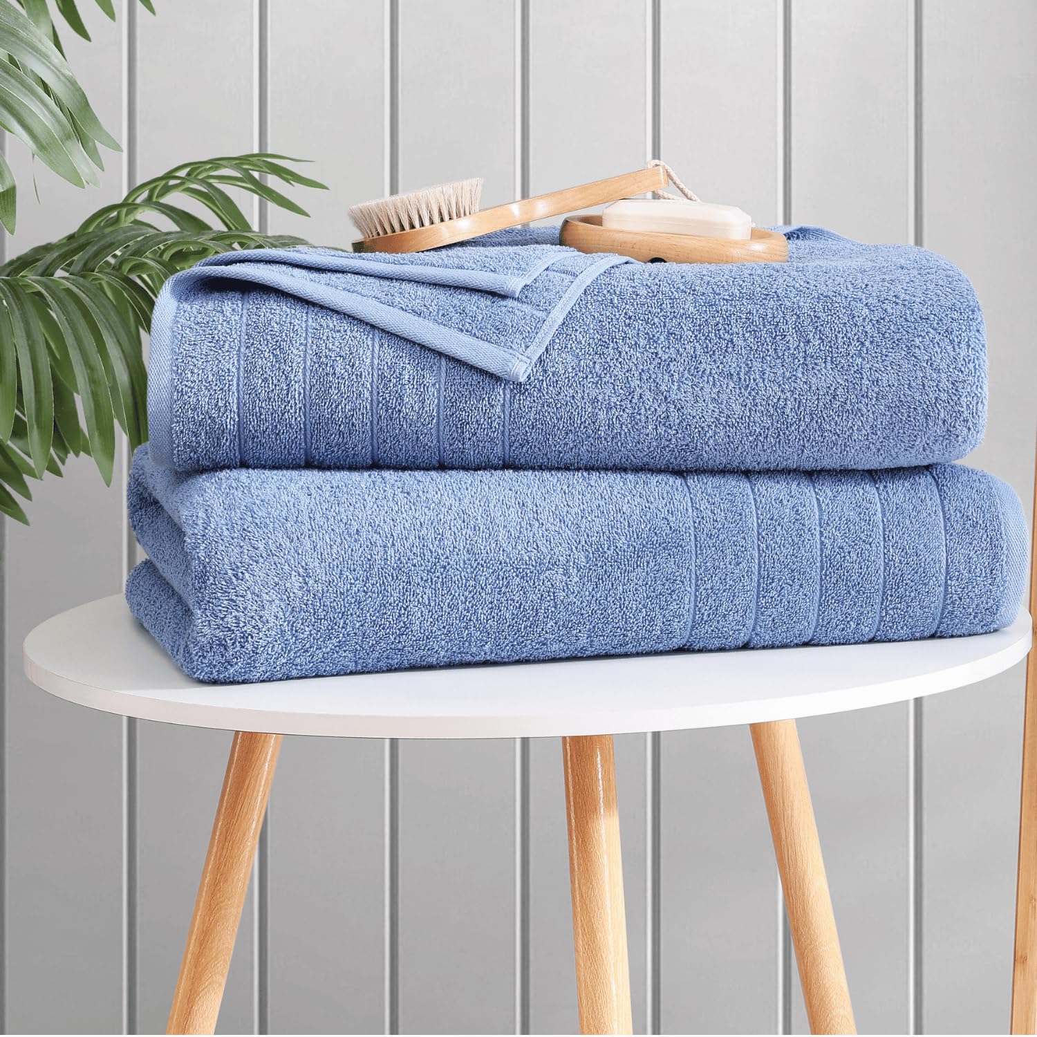 Casa Platino Bath Towel Sets 2 Pack, Large Bath Towel Set(30''X 60''), 100% Ring Spun Cotton Towels Set, Absorbent Towel Sets, Q