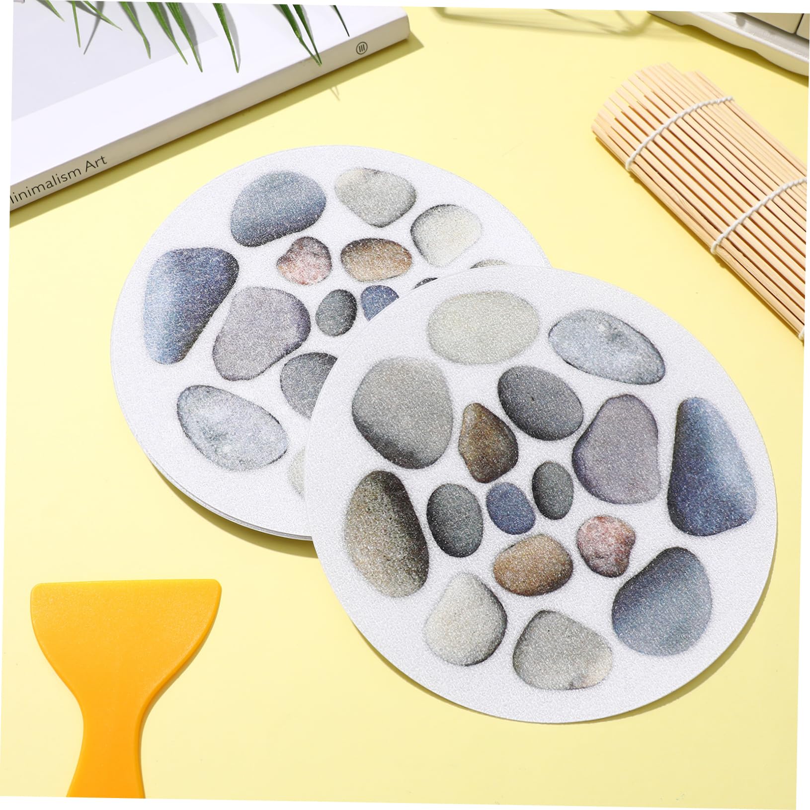 Zerodeko Garlic Holder 8Pcs Floor Stickers Sticker Sheets For Kids Bathroom Mats For Floor Bathtub Stickers Non Slip For Adults