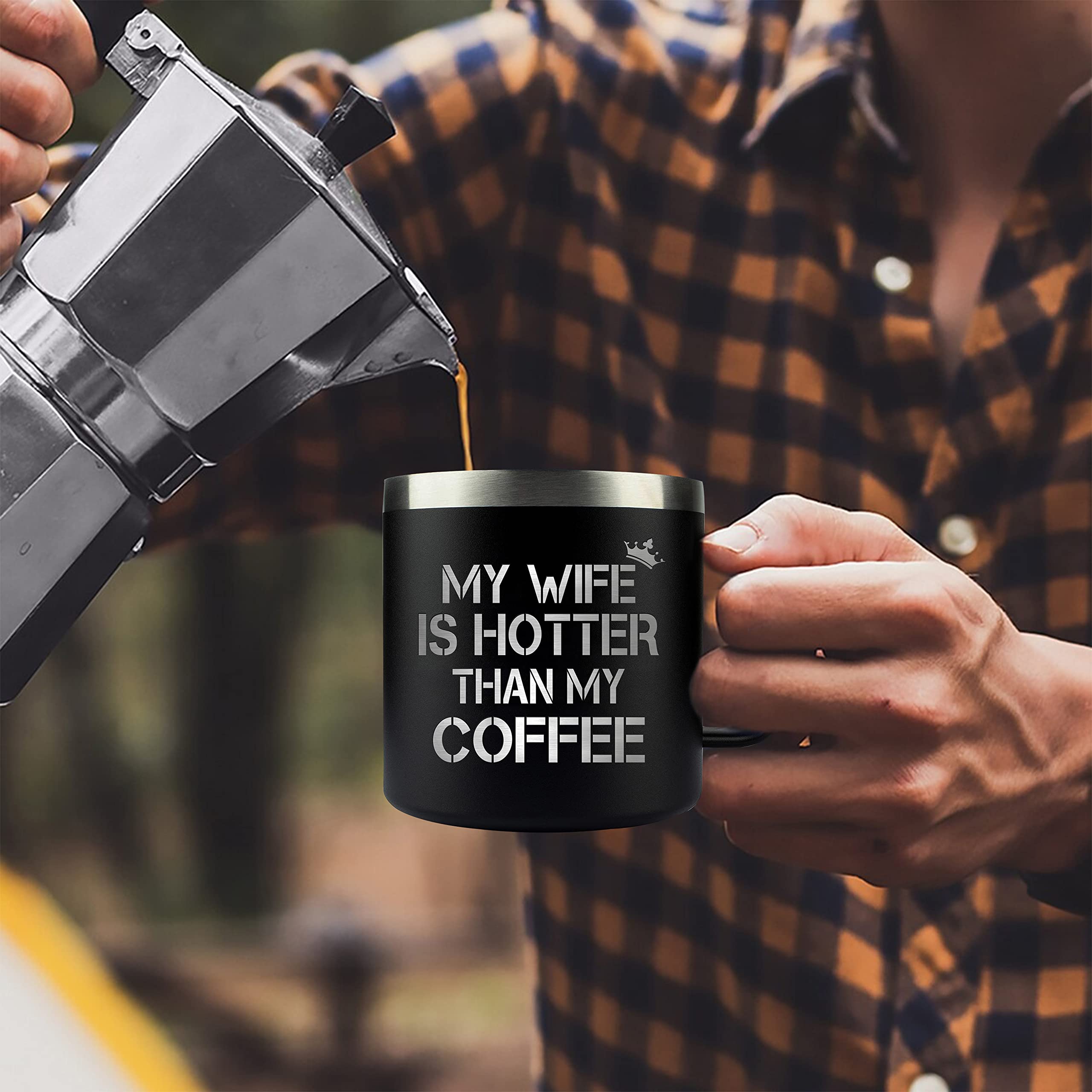 Rhythmheart For Him - Funny 'I Love You' Mug - 14Oz Black