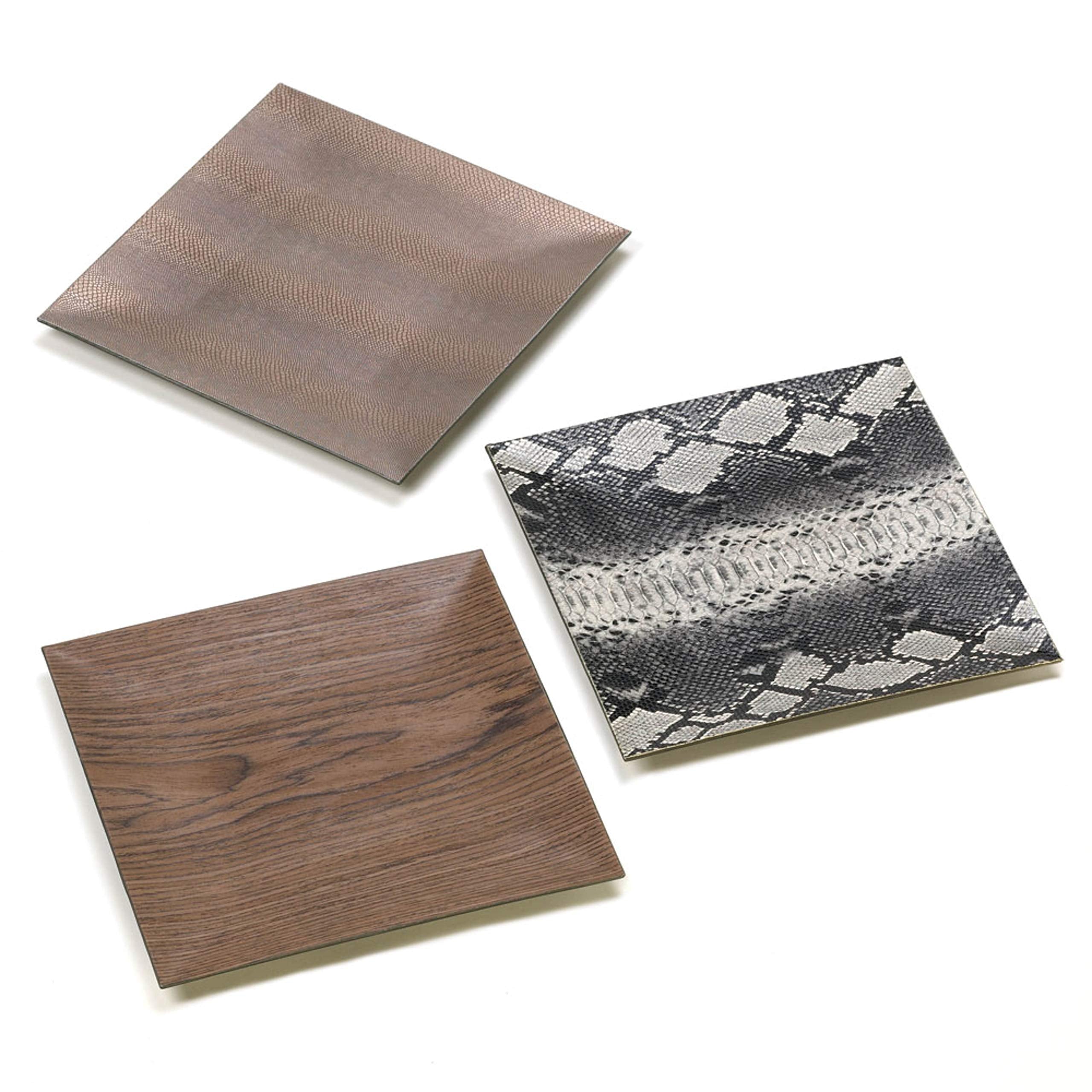 Accent Plus Wild Printed Decorative Plates 16.62x12.87x1.37