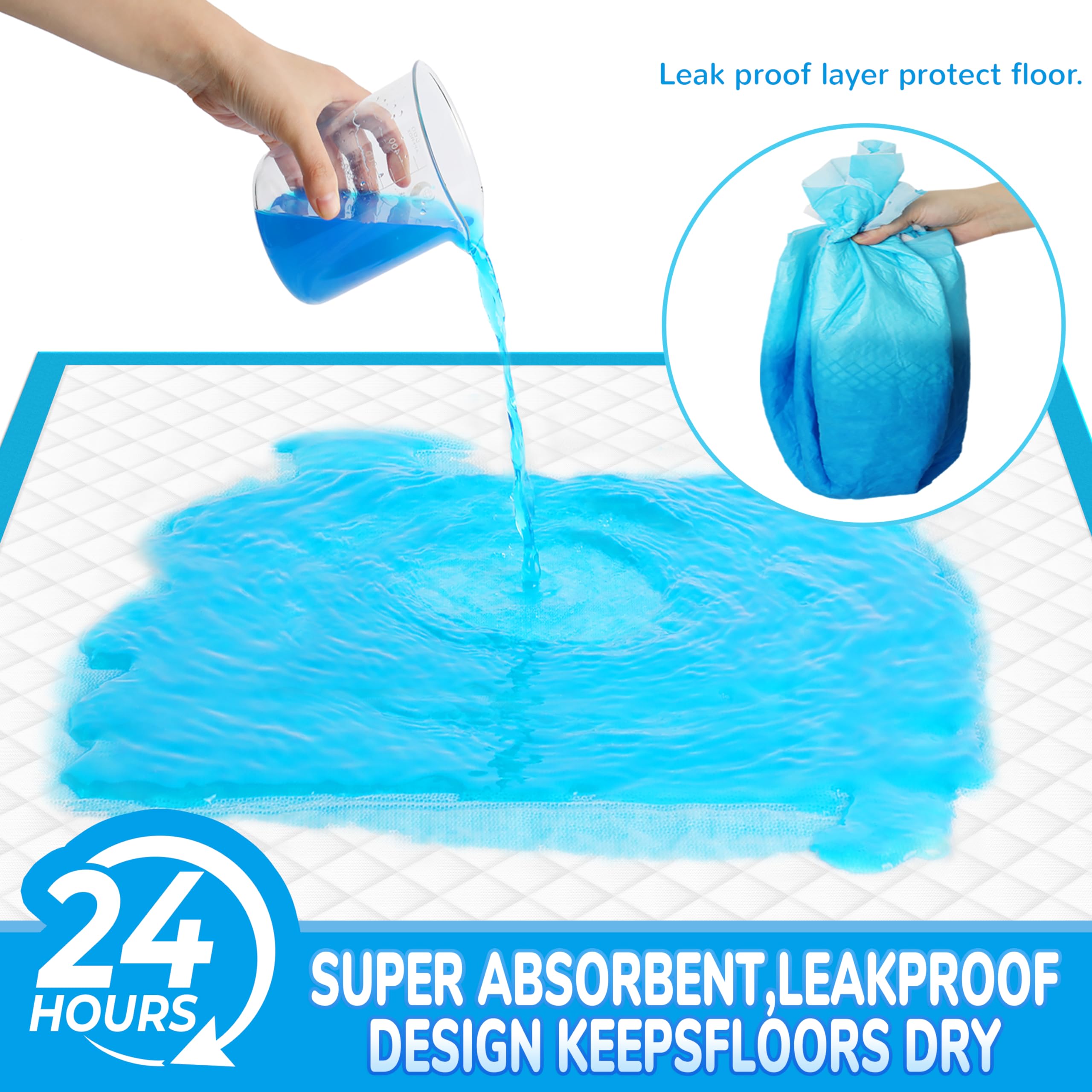 Joinpads Extra Large Dog Pee Pads, Thicker Design For Super Absorbent And Leak Proof Pads, Disposable Potty Training Pads For Do