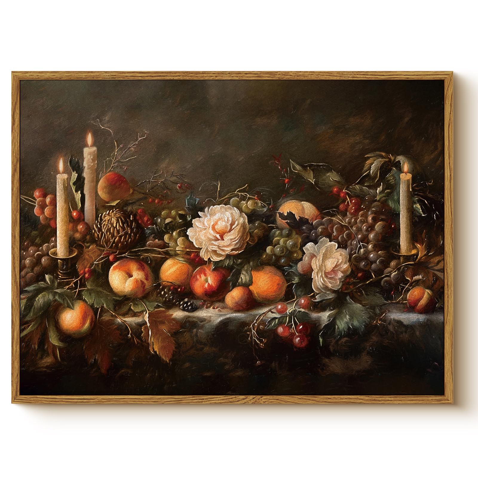Whasayart Vintage Framed Canvas Wall Art Party