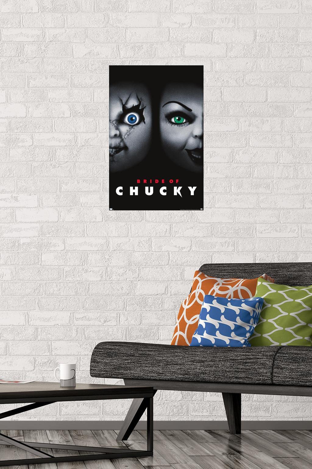 Trends International Child'S Play: Bride Of Chucky - One Sheet Wall Poster, 14.725'' X 22.375'', Premium Unframed Version