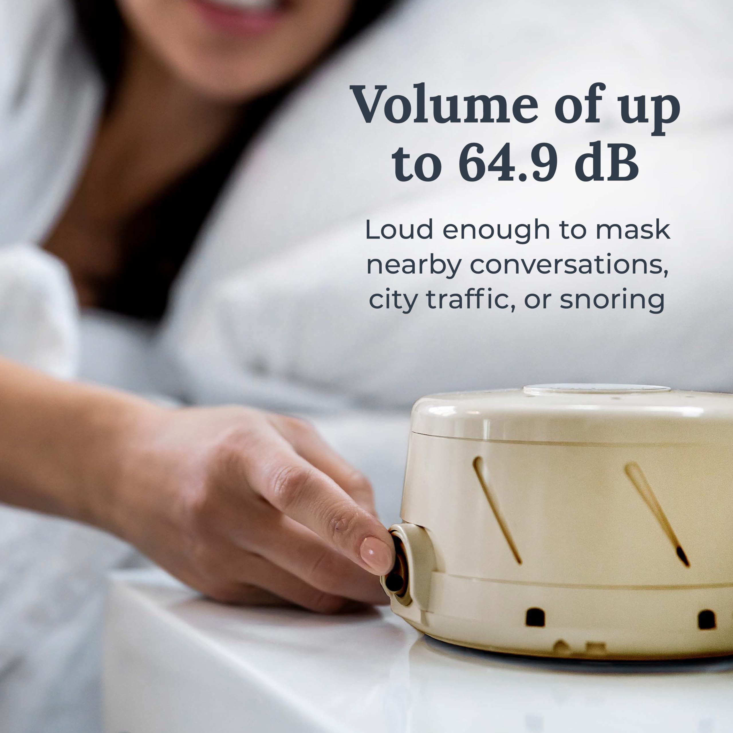 Yogasleep Dohm Classic (Tan) The Original White Noise Machine, Soothing Natural Sound From A Real Fan, Noise Cancelling For Offi