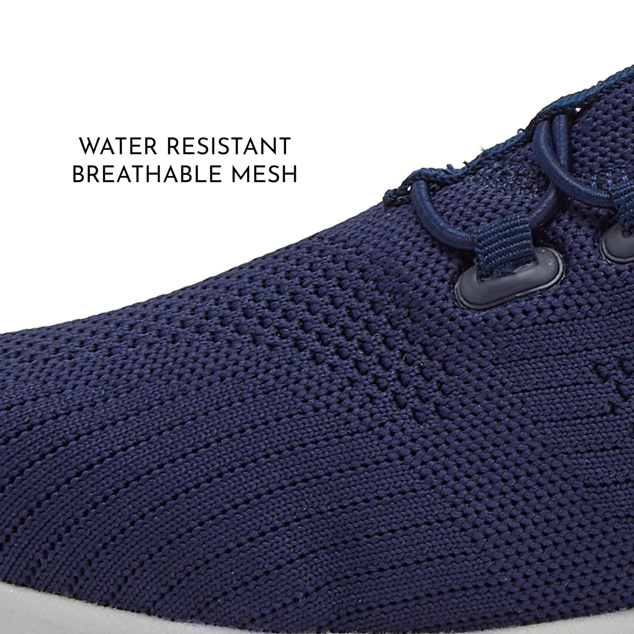 Avia Anchor Sr Mesh Slip On Non Slip Shoes For Men, Water Resistant Mens Restaurant, Work  Food Service Sneakers- Navy Blue, 115