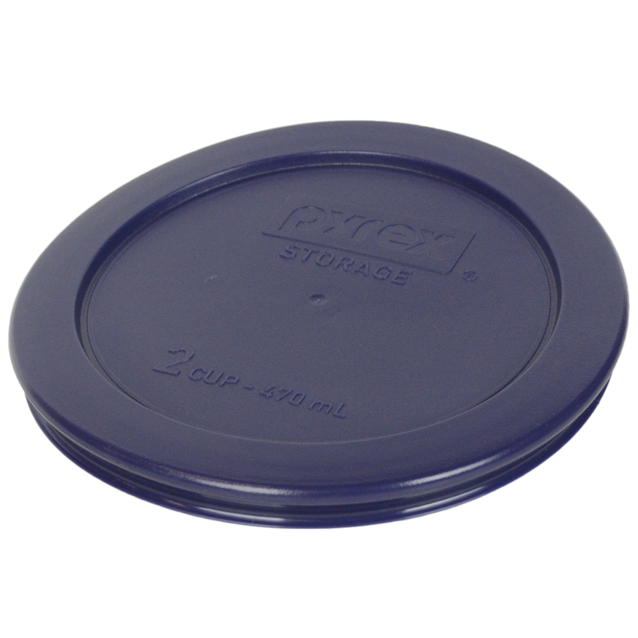 Pyrex 7200-Pc 2 Cup (2) Blue 1113764 & (2) Orange 1113762 & (2) Red 1113763 Lid (6-Pack)