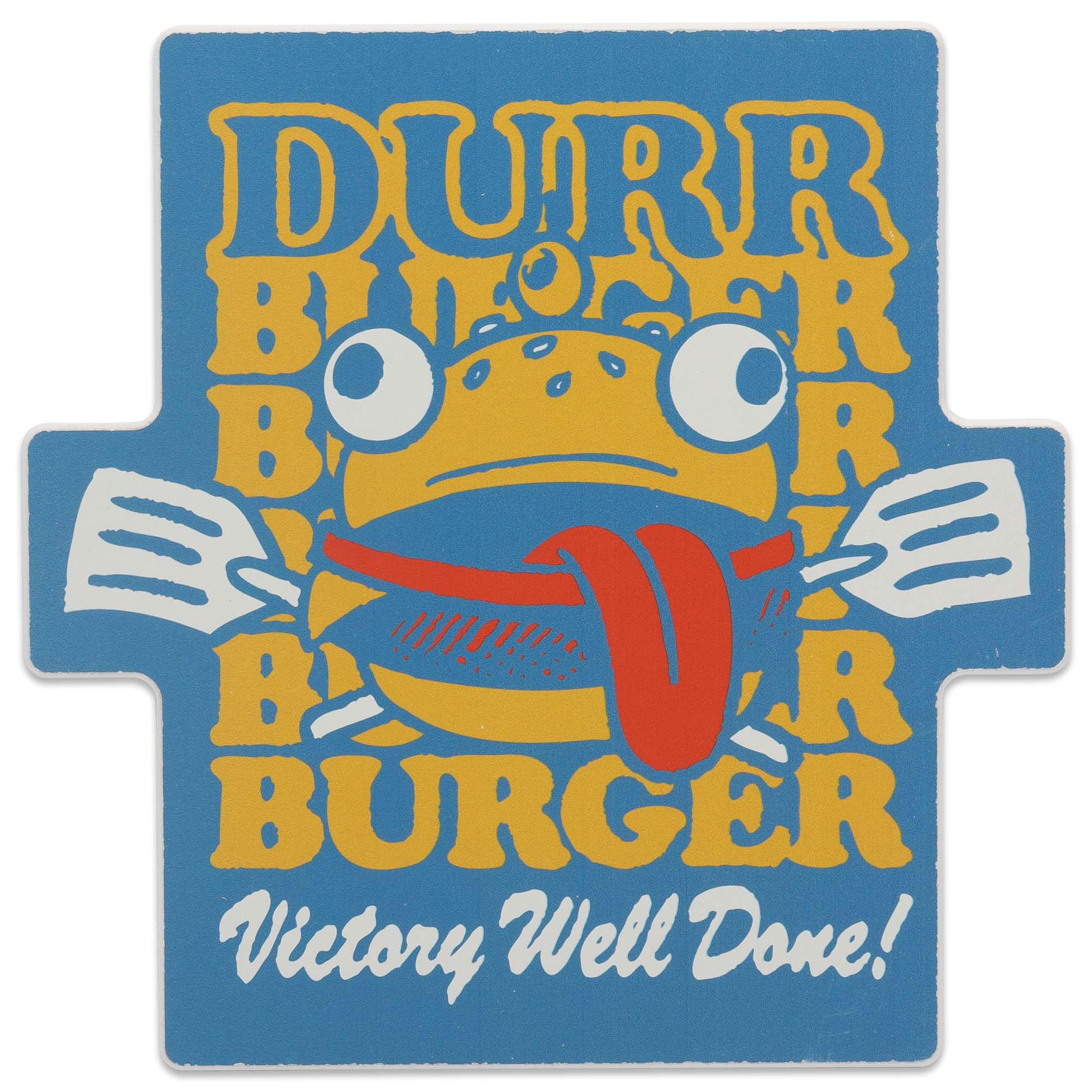 Fortnite Durr Burger Wood Wall Decor - Funny Fortnite Sign for Gamer Room or Bedroom