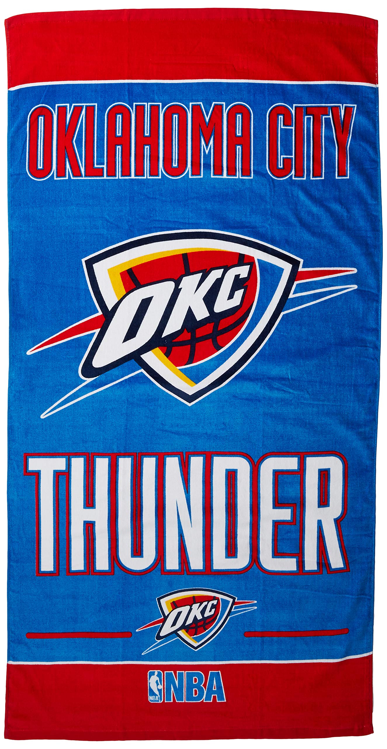 NBA Oklahoma City Thunder Beach Towel, Team Color, One Size
