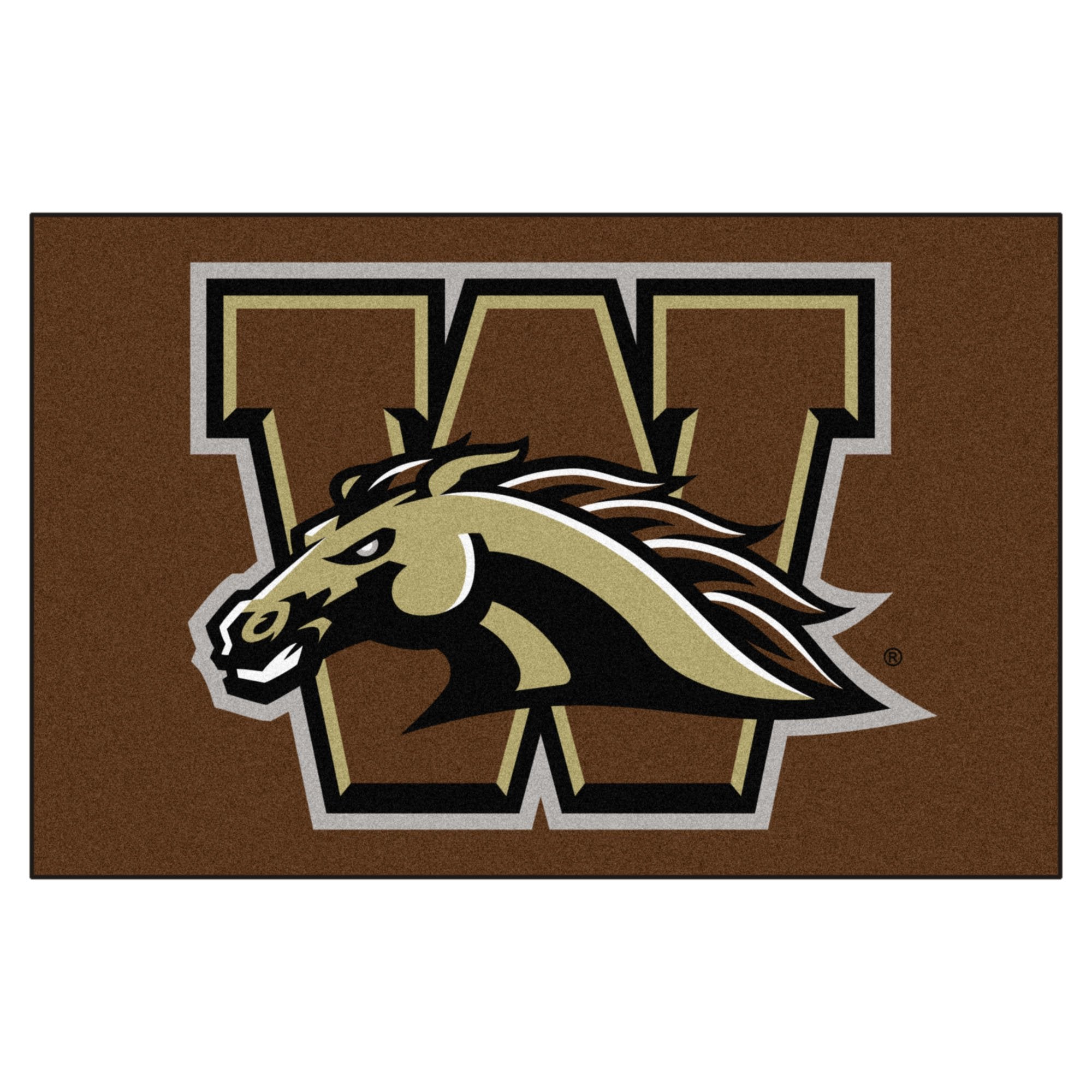 Fan Mats Western Michigan Starter Rug