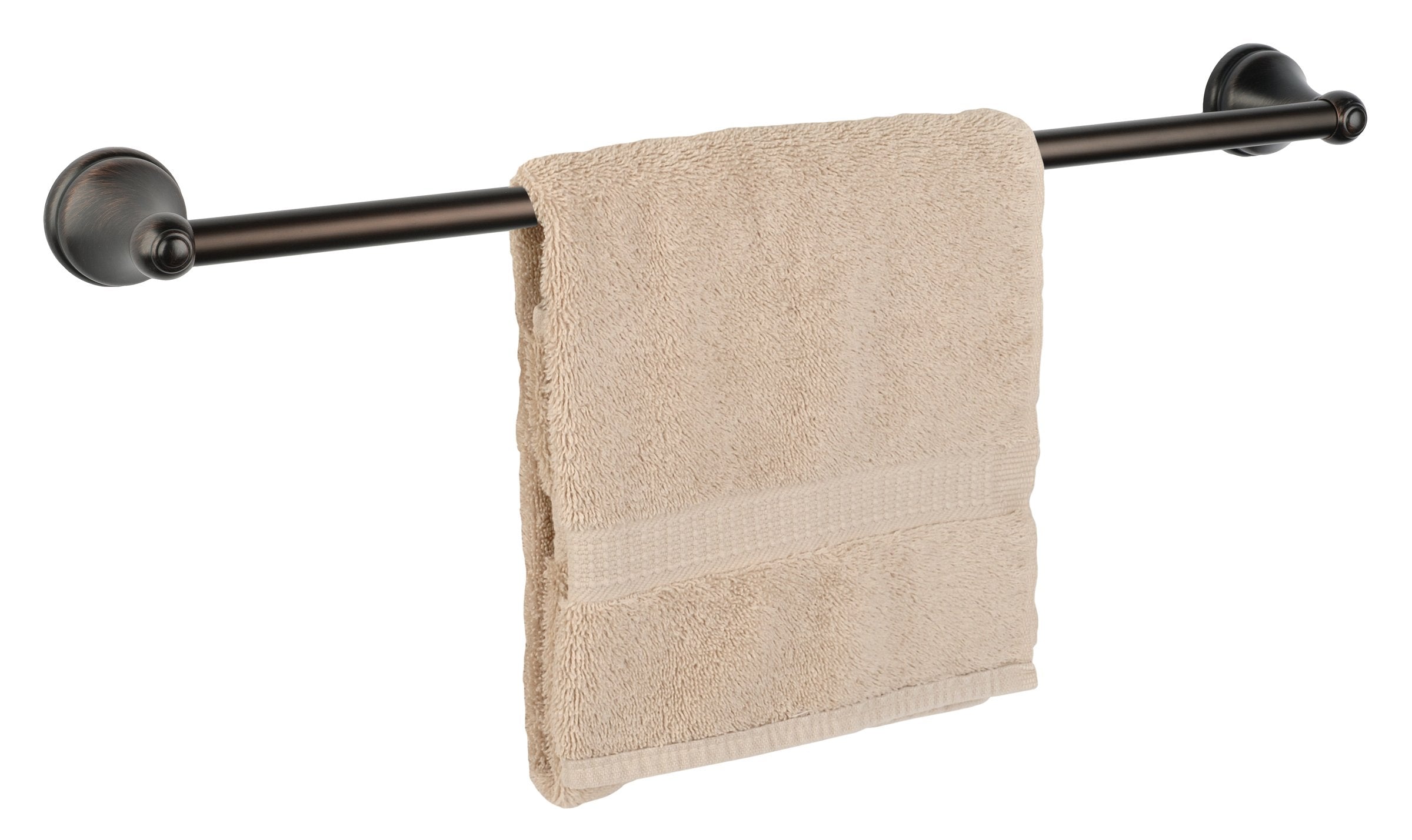 Dynasty Hardware Brentwood 18 Inch Single Towel Bar Oil Rubbed Bronze