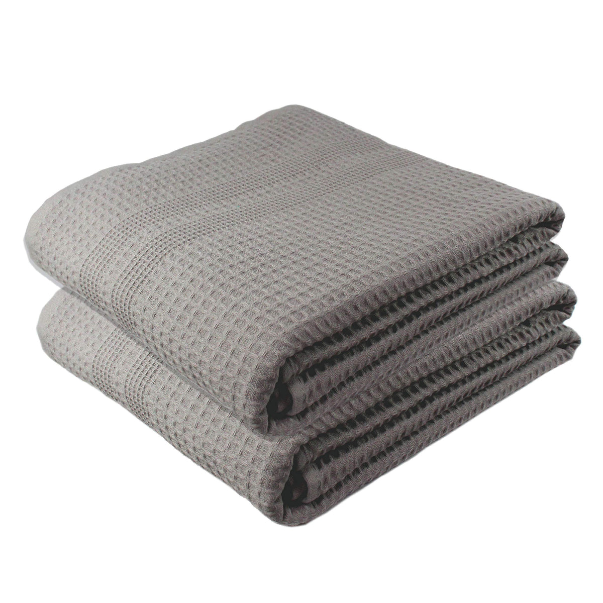 Gilden Tree Waffle Towels Quick Dry Lint Free Thin, 2 Pack Bath Sheets 40X80 Oversized Extra Large For Adults, Classic Style (Pe