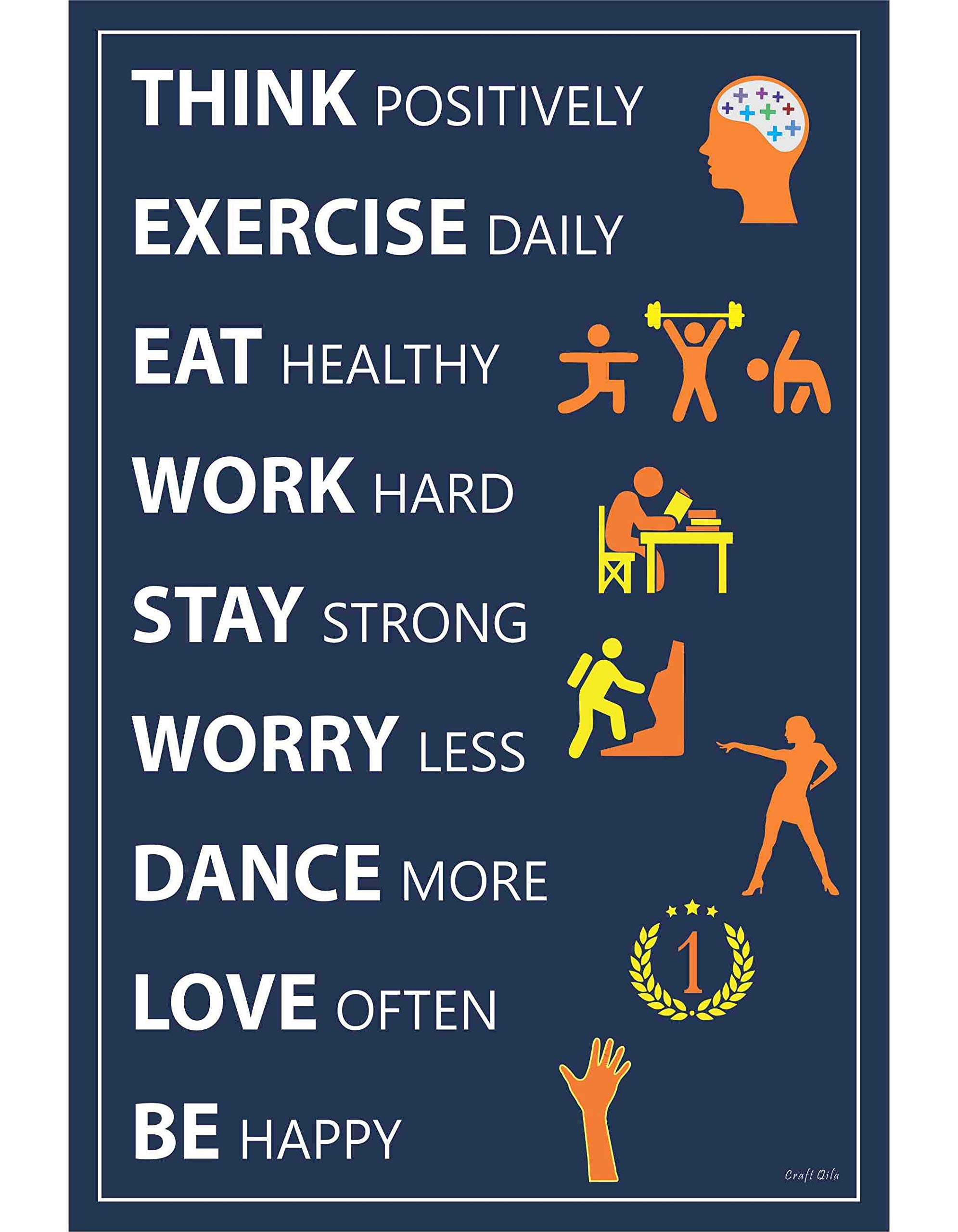 Giant Innovative Bamboo Abstract Poster, Multicolour, Modern, 12 Inch X 18 Inch