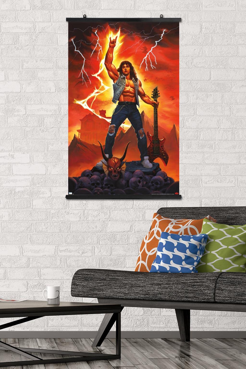 Trends International Netflix Stranger Things: Season 4 - Rock On Wall Poster, 22.37'' X 34.00'', Poster & Clip Bundle