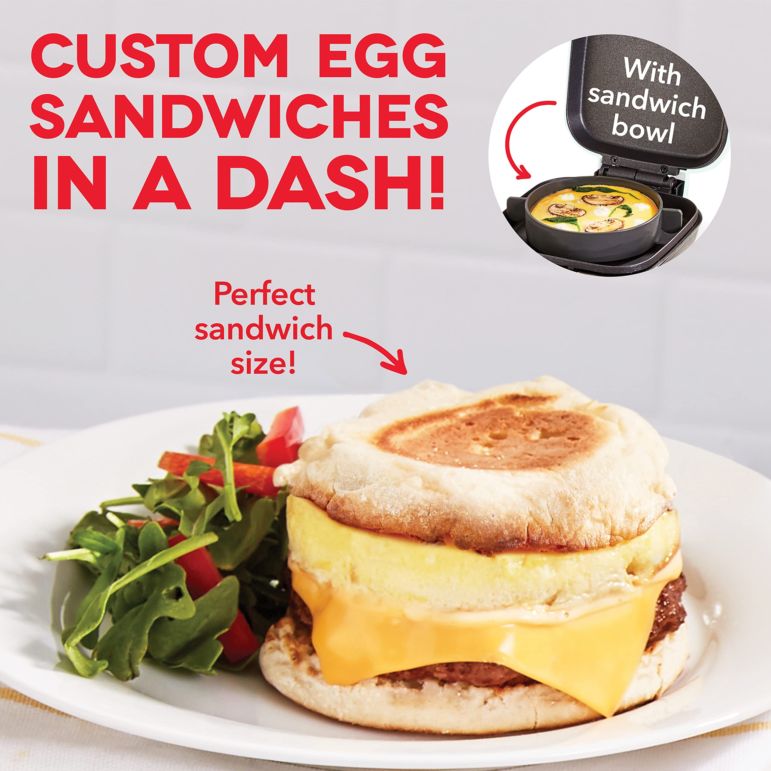 Dash Deluxe Sous Vide Style Egg Bite Maker With Silicone Molds For Breakfast Sandwiches, Healthy Snacks Or Desserts, Keto & Pale