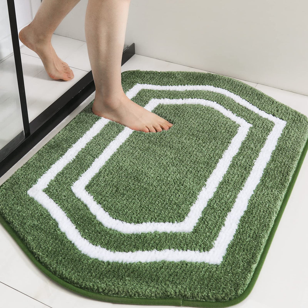 Cosy Homeer Extra Thick Bath Linen Sets Rugs - Anti-Slip Bath Mats Soft Plush 100% Strong Polyester Living Room Bathroom Mat Flo