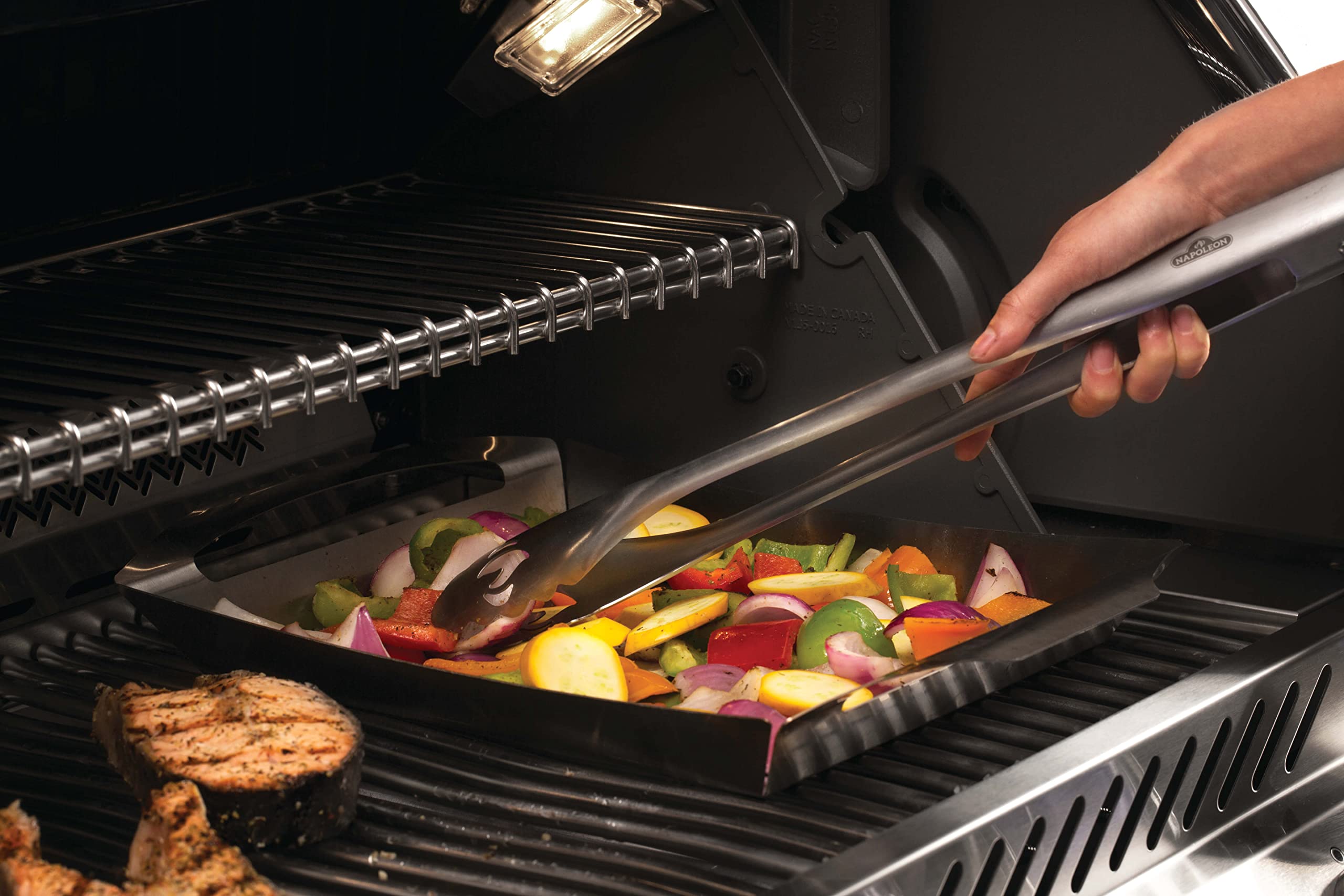 Napoleon Accessory 70033 - Pro Stainless Steel 2 Piece Toolset - Premium Bbq Grill Toolset, Cast Stainless Steel, Ergonomic Hand