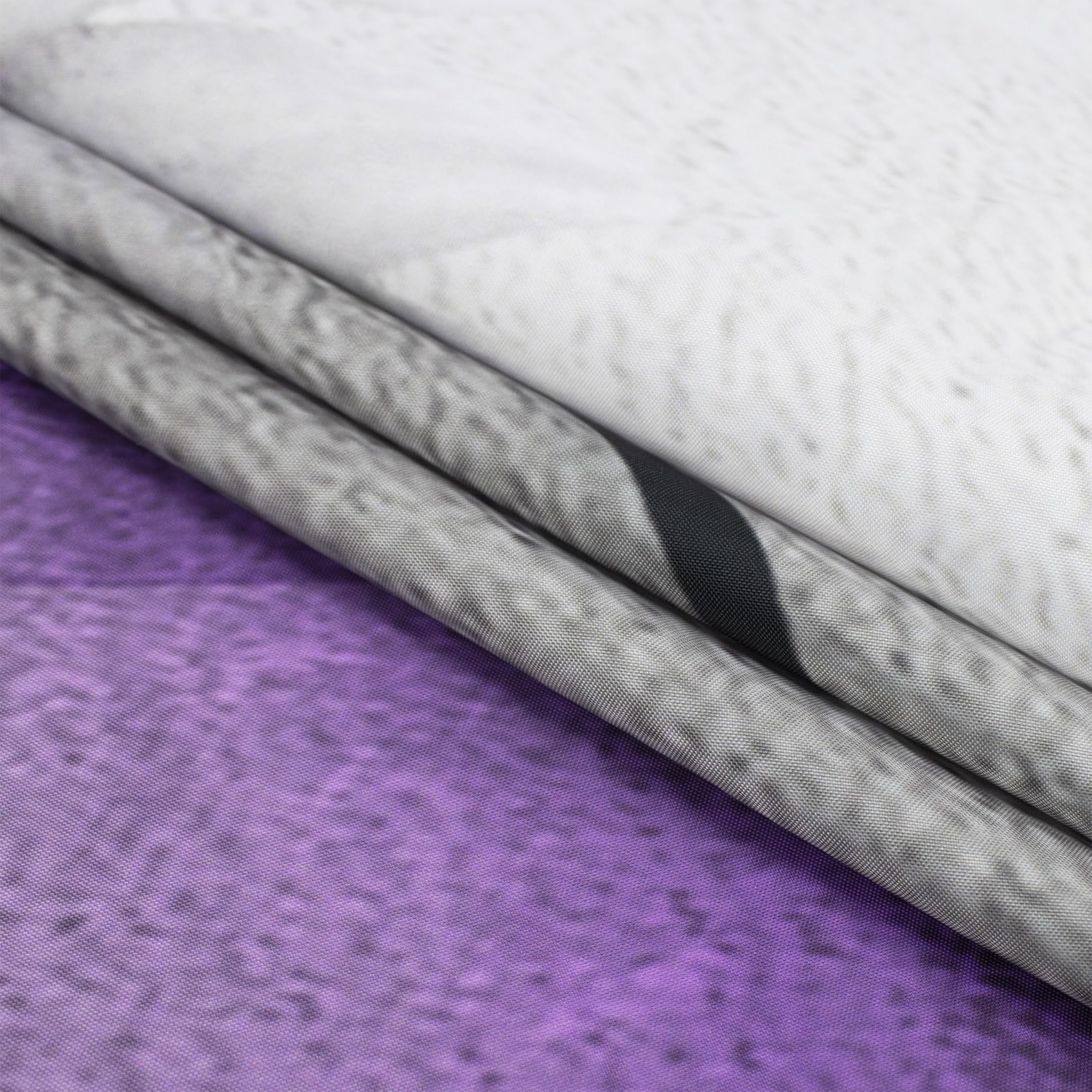 Meunear Purple Floral Shower Curtain Set Farmhouse Daisy Flower Butterfly In Bathtub Shower Curtain For Bathroom, Modern Abstrac