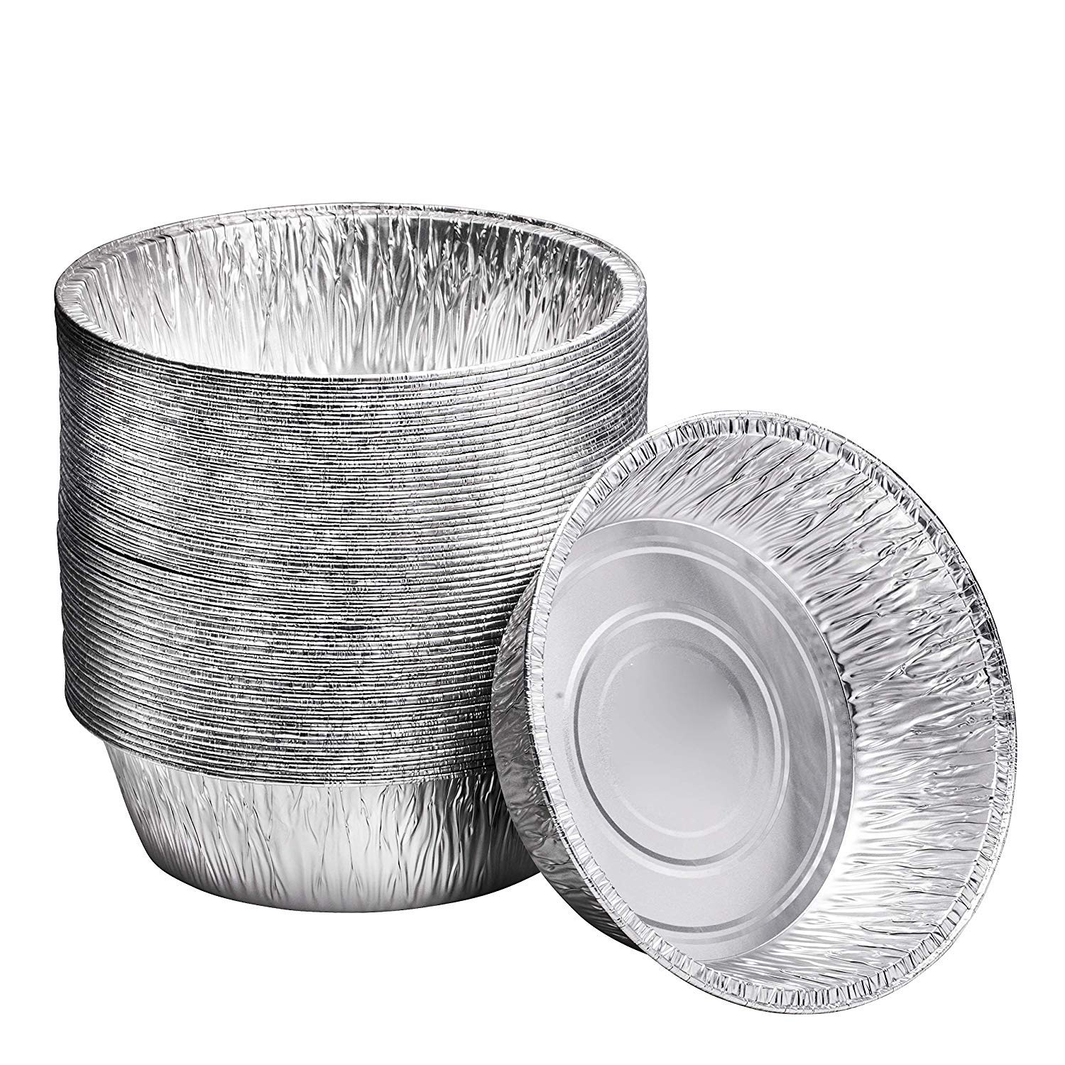 10-Inch Aluminum Dutch Oven Liner Pans | Disposable Cake Pan And Extra Deep Aluminum Foil Pans For Baking, Freezing, And Storage
