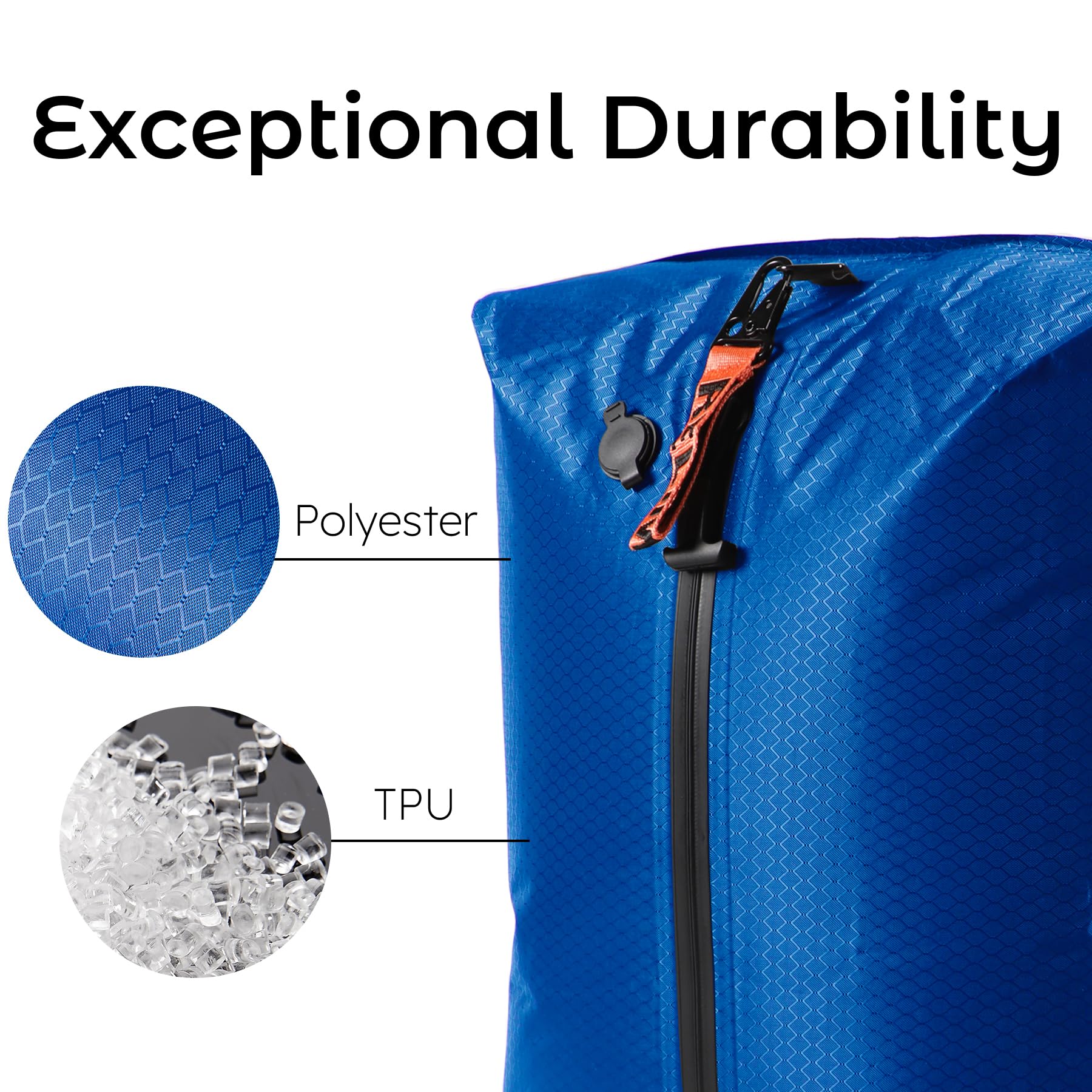 Relime Vacuum Bags For Travel Luggage With Wireless Pump, Revolutionary Reusable Compression Bags For Carry On Suitcases And Bac