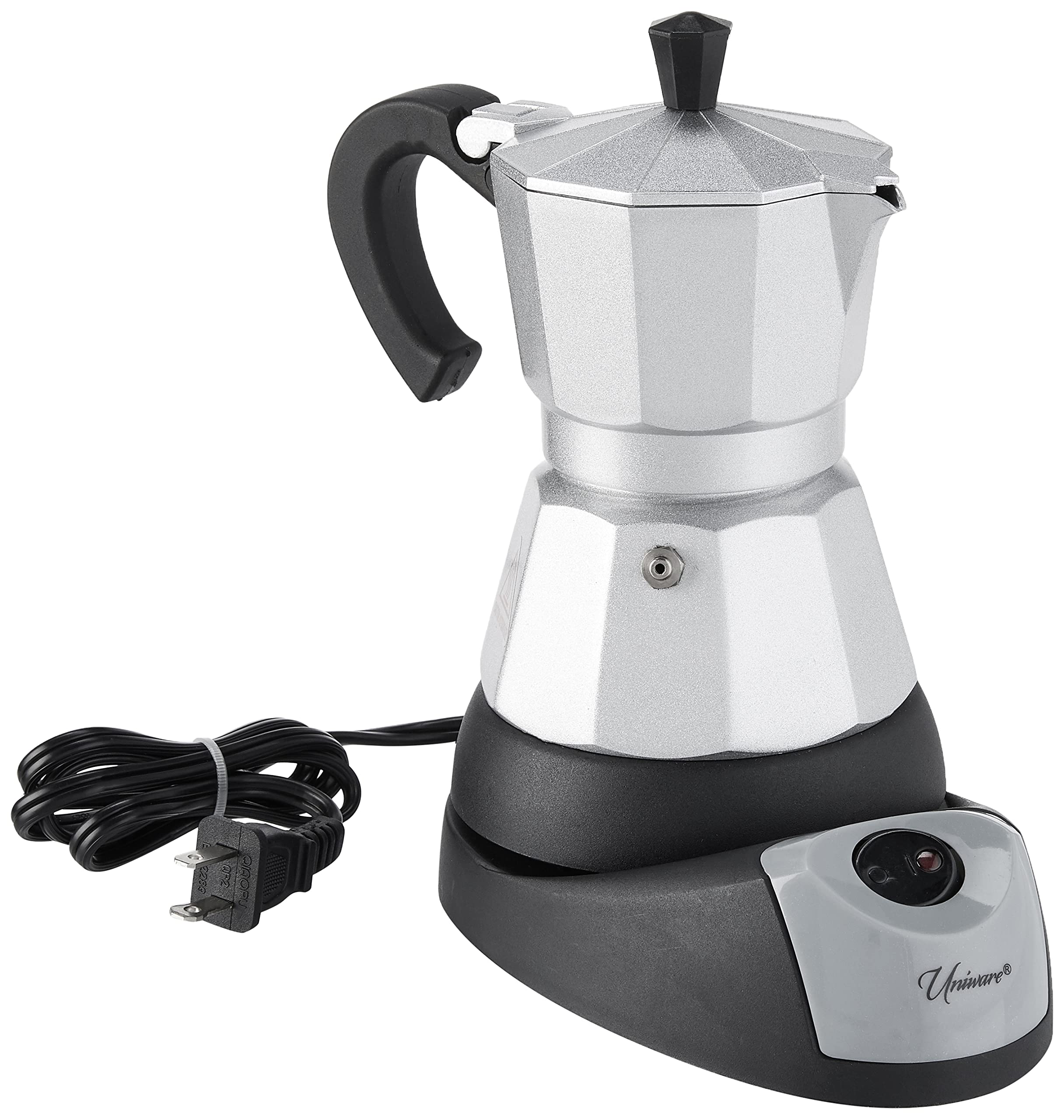 Uniware 3 Cup Professional Electric Espresso/Moka Coffee Maker