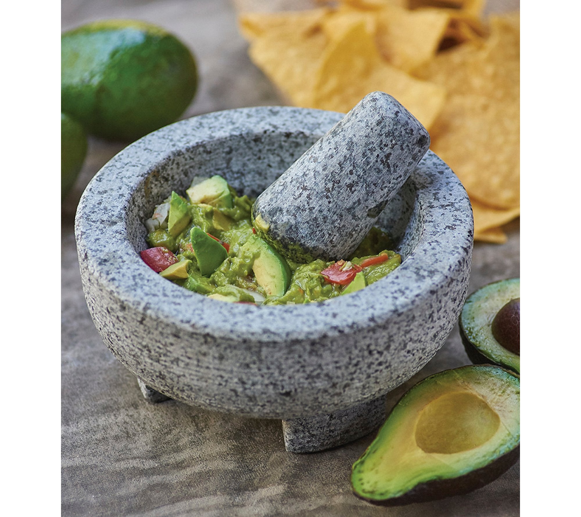 Fox Run Molcajete Mortar And Pestle, Granite