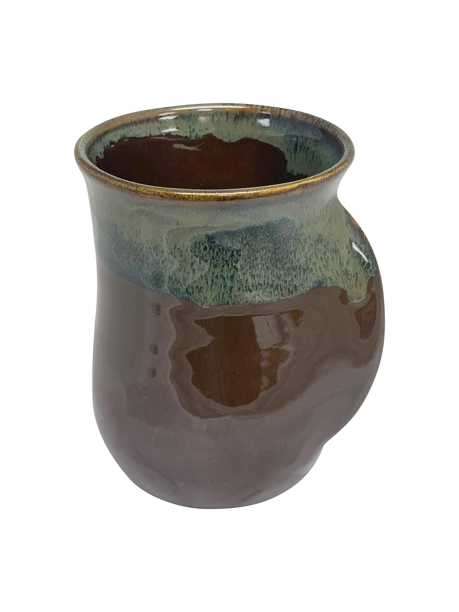 Clay In Motion Handwarmer Mug - Left Hand (Mocha)