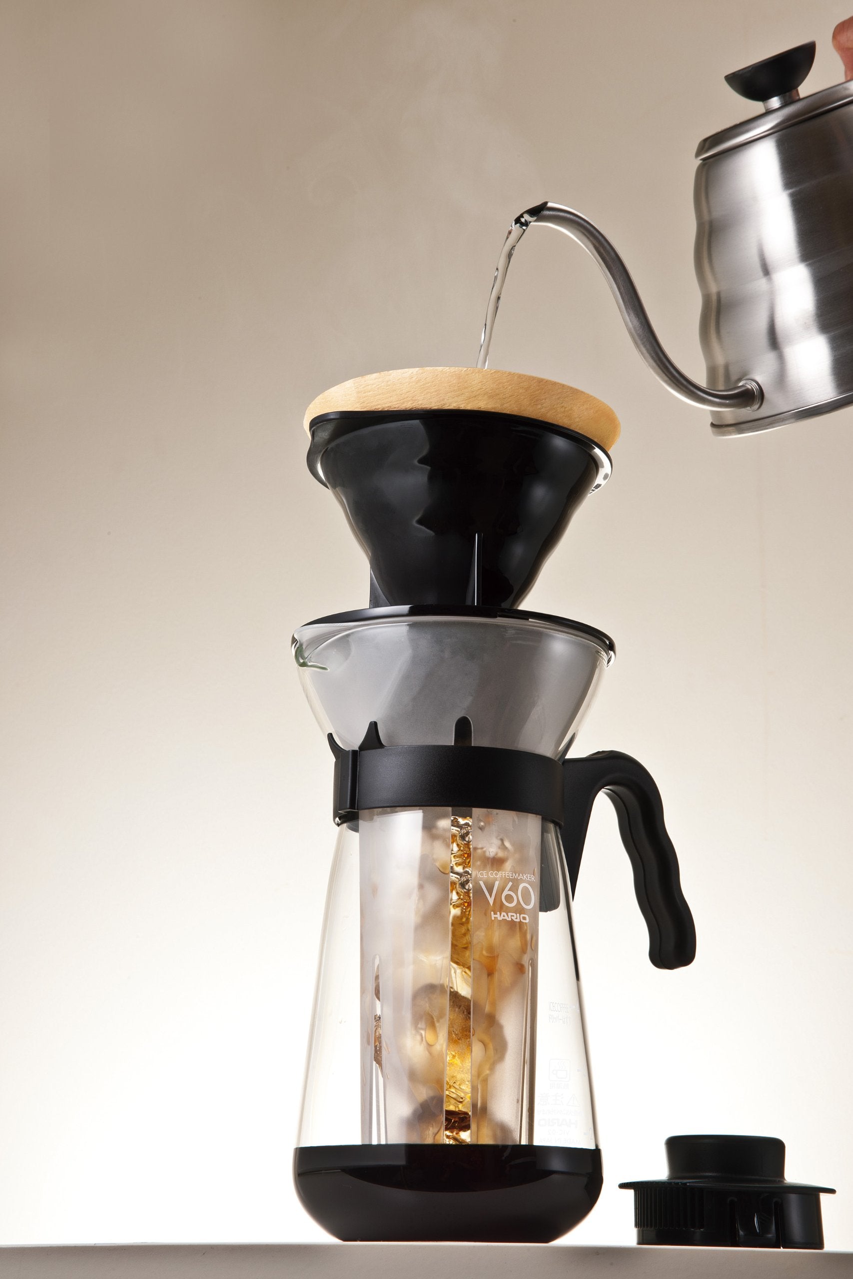 Hario V60 ''Fretta'' Hot And Iced Coffee Maker, 700Ml, Black