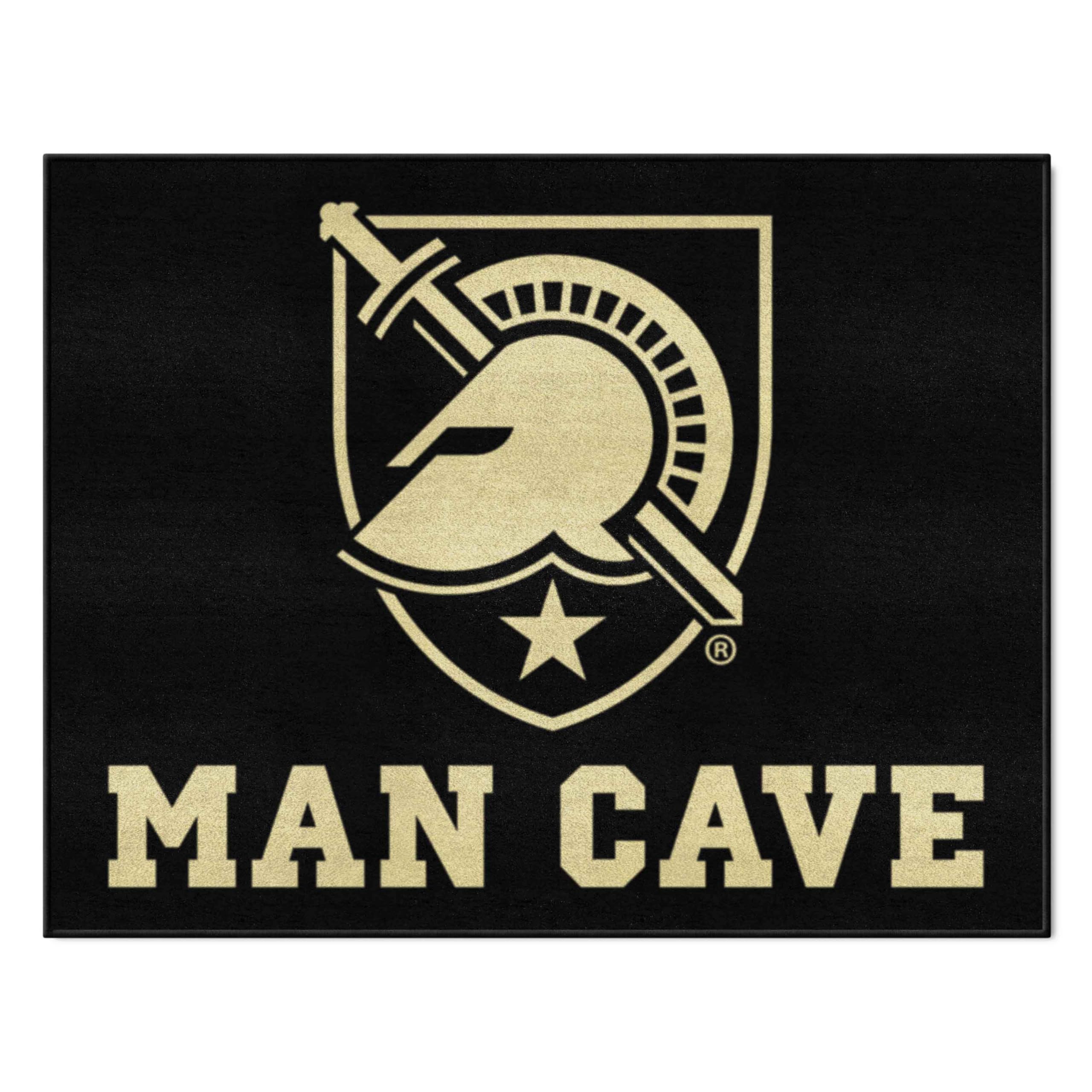 FANMATS 17234 Army West Point Black Knights Man Cave All-Star Rug - 34 in. x 42.5 in.