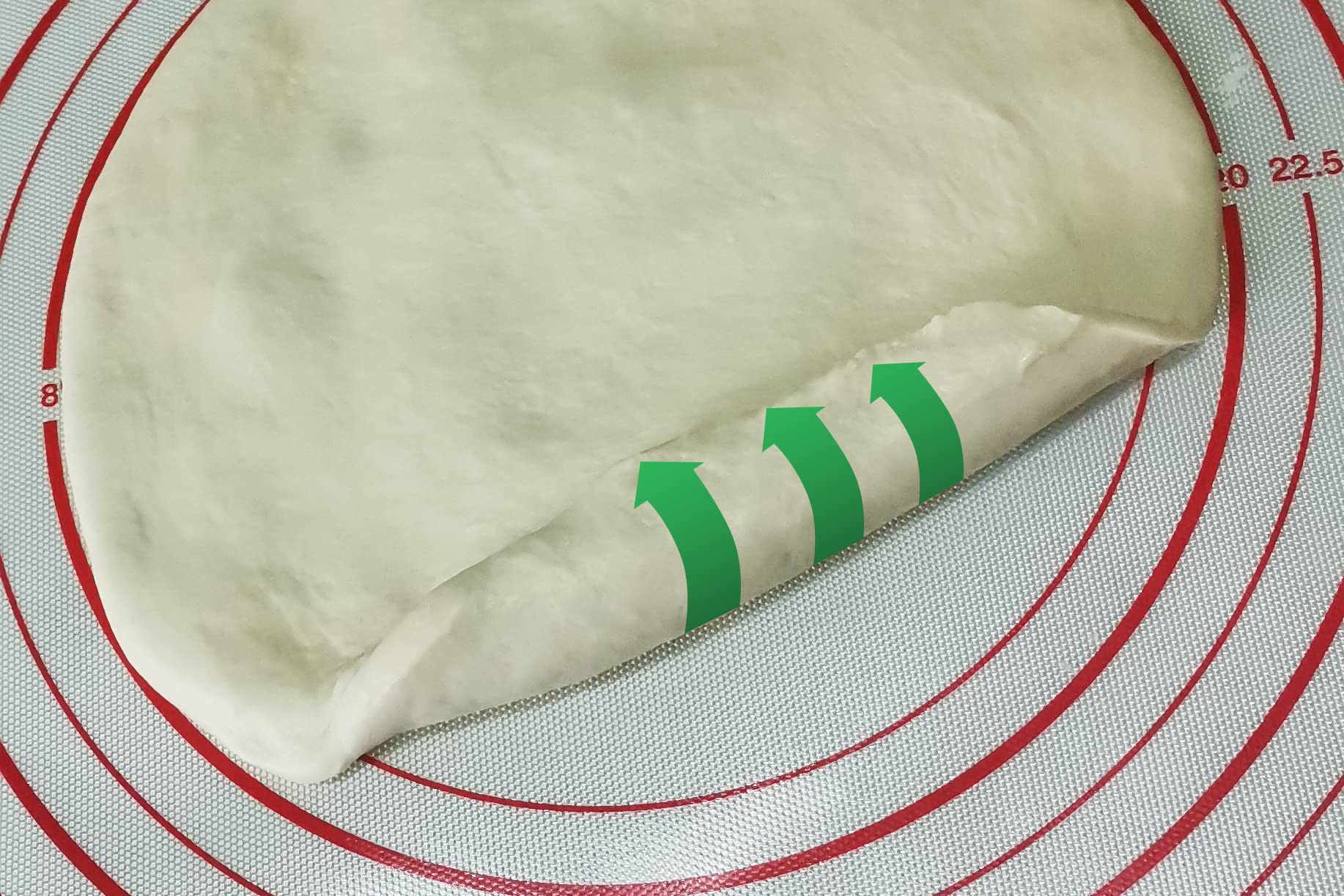 Silicone Pastry Mat Non Stick Baking Mat With Measurement Fondant Mat With Three Sizes For Silicone Baking Mat, Counter Mat, Dou