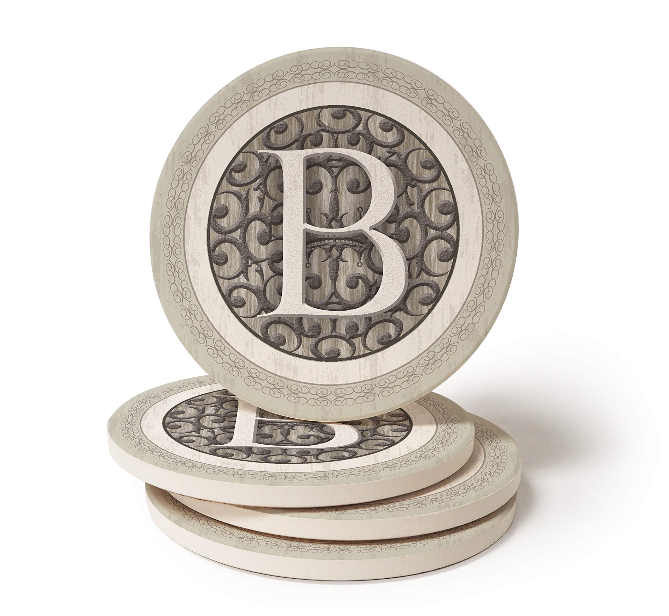 Coasterstone Monogram B Coasters