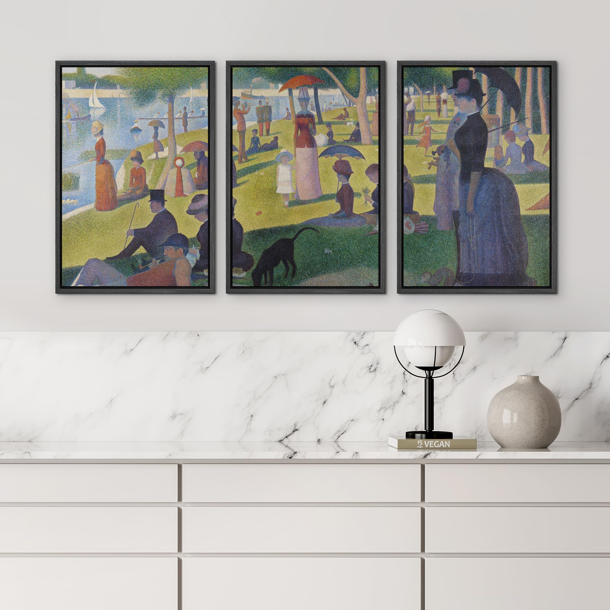 Wall26 Framed Canvas Print Wall Art Set William Inspired Botanical Collection Illustrations Modern Art Decorative Floral Botanic